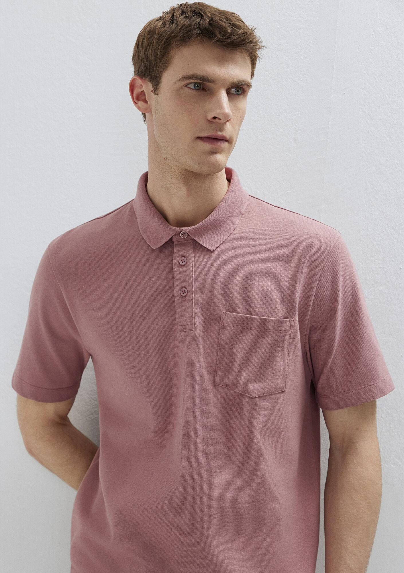 Mavi Pembe Polo Tişört Regular Fit / Normal Kesim 0613465-70948