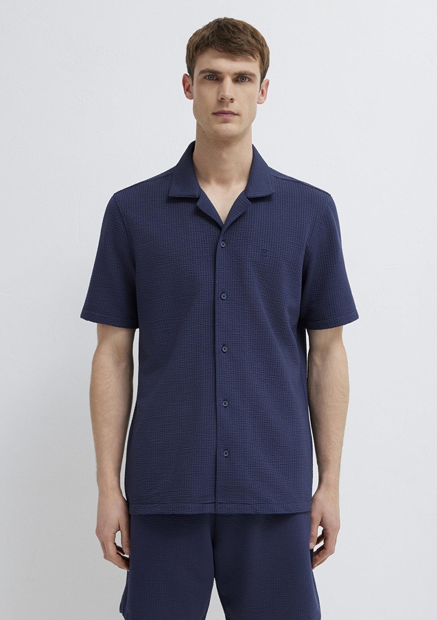 Mavi Lacivert Gömlek Regular Fit / Normal Kesim 0212049-82318