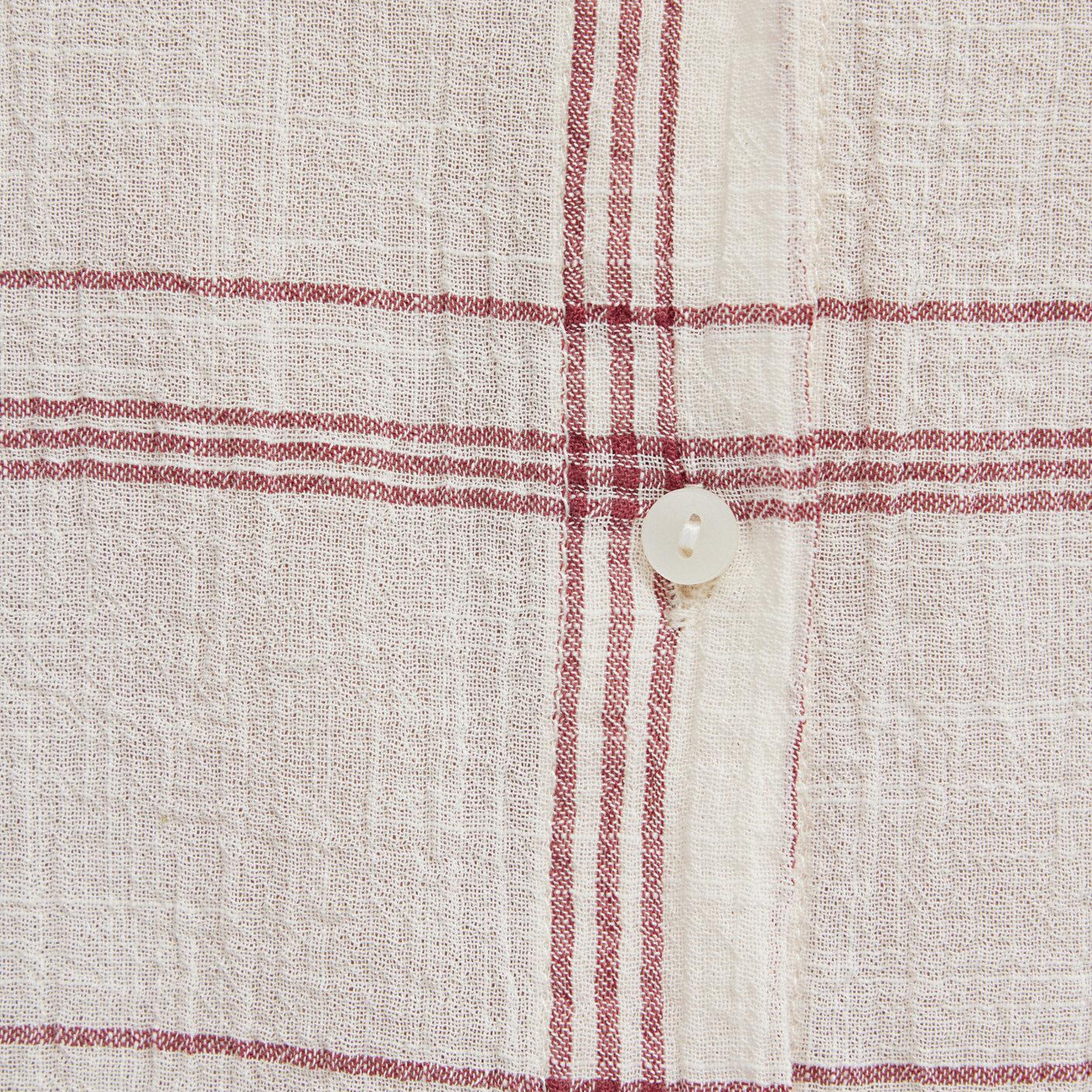 Mavi Kareli Gömlek Oversize / Geniş Kesim 1211543-83711
