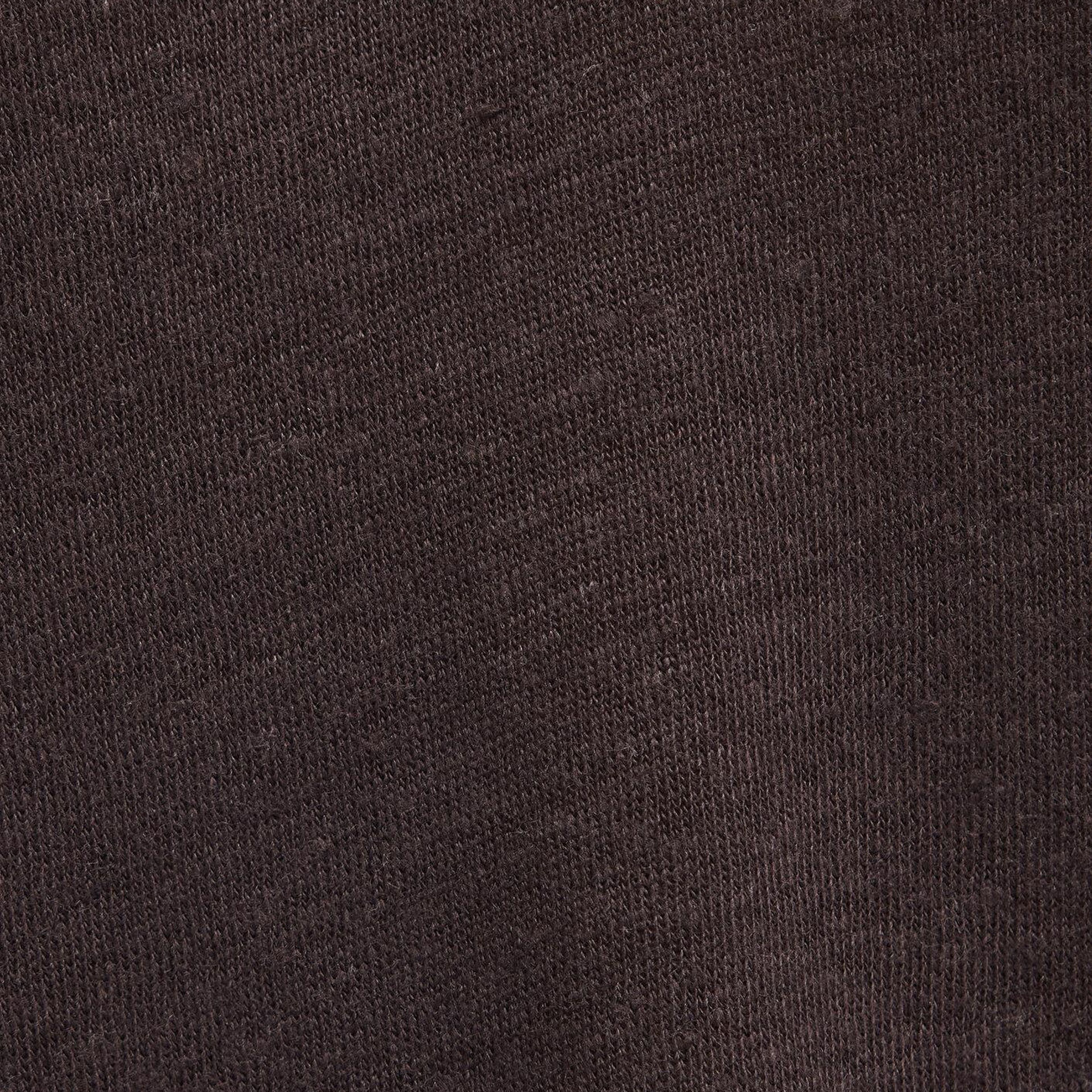 Mavi Kahverengi Keten Tişört Slim Fit / Dar Kesim 1614309-70240