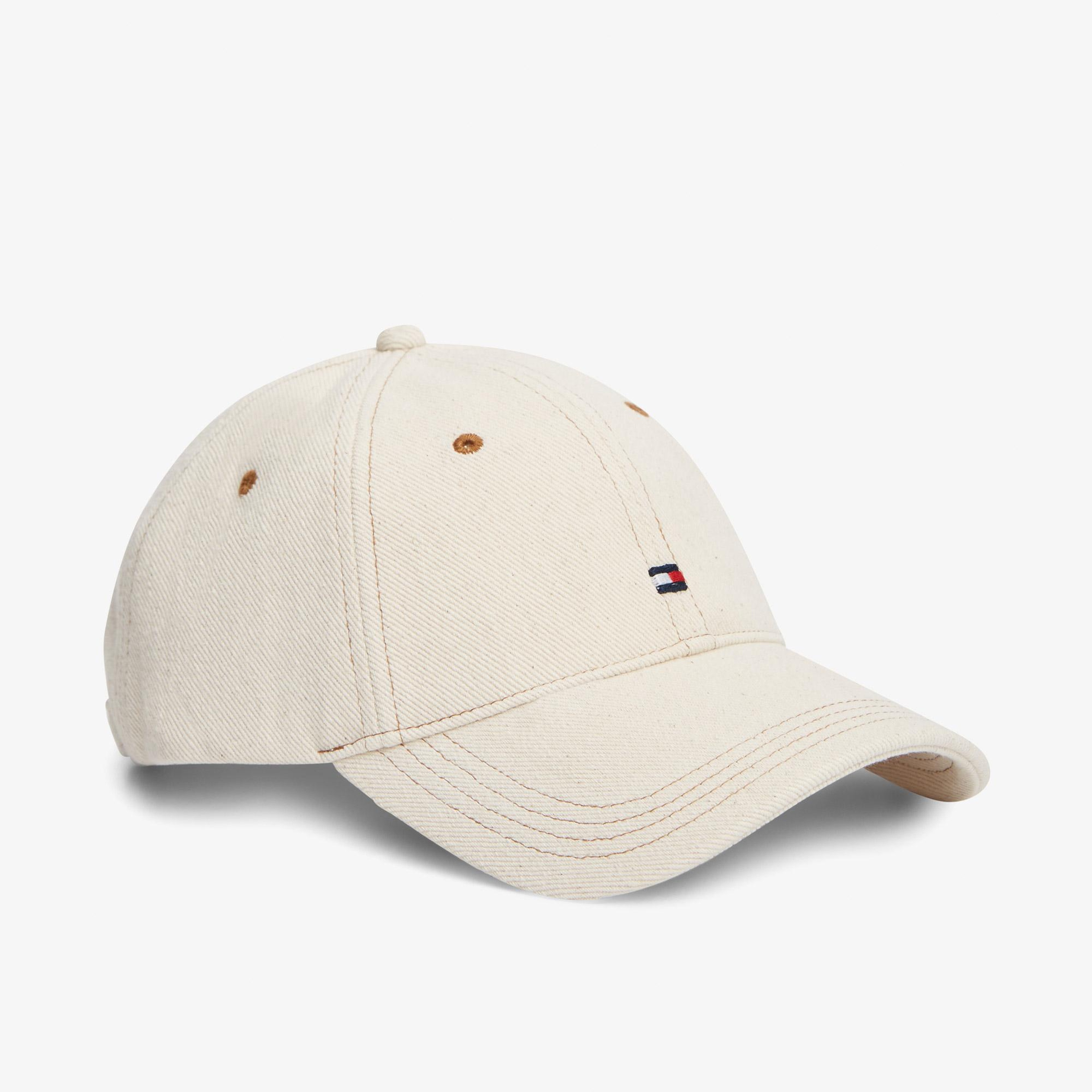 Tommy Hilfiger Corp Erkek Bej Şapka