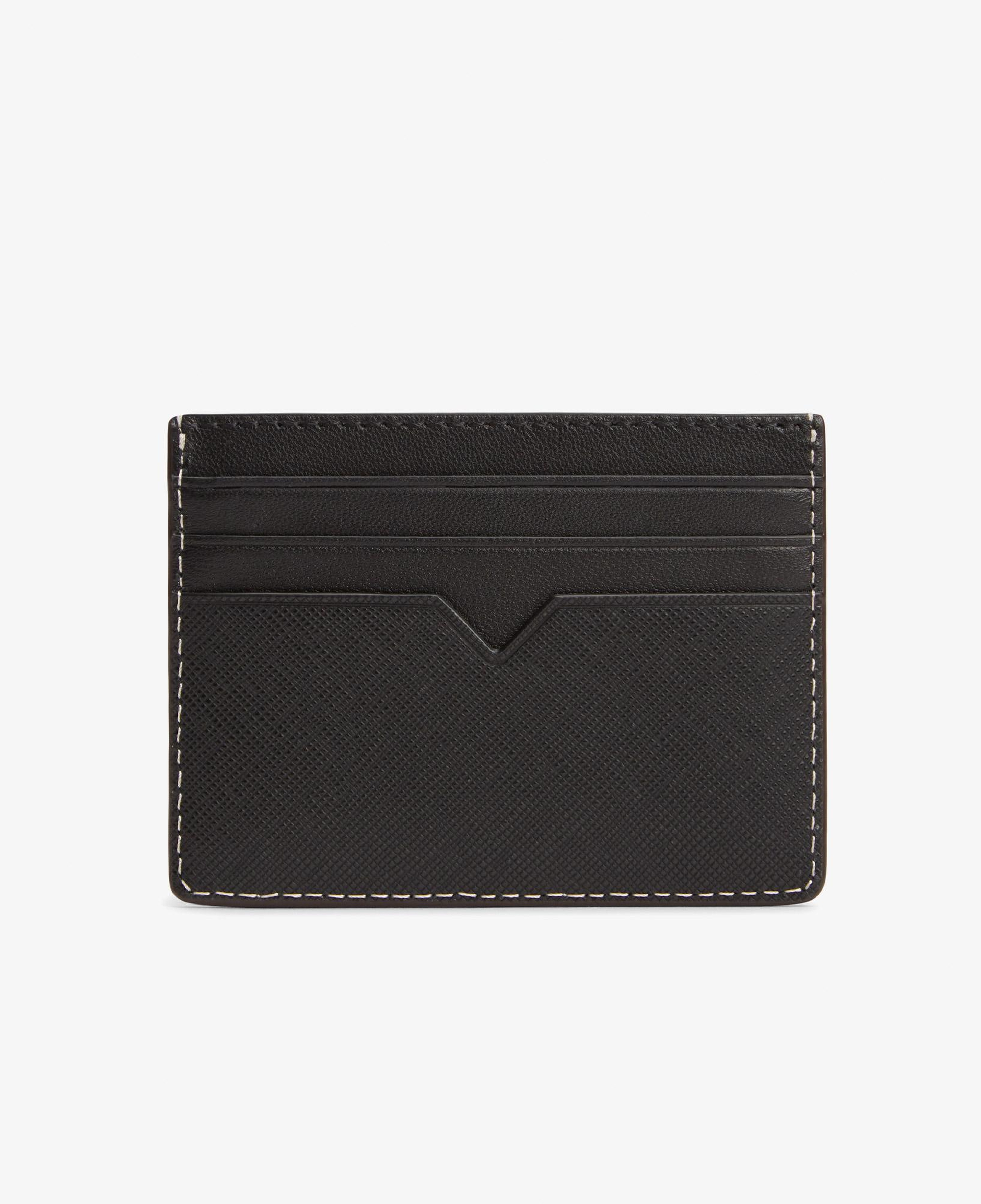 Tommy Hilfiger Saffiano Erkek Siyah Kartlık