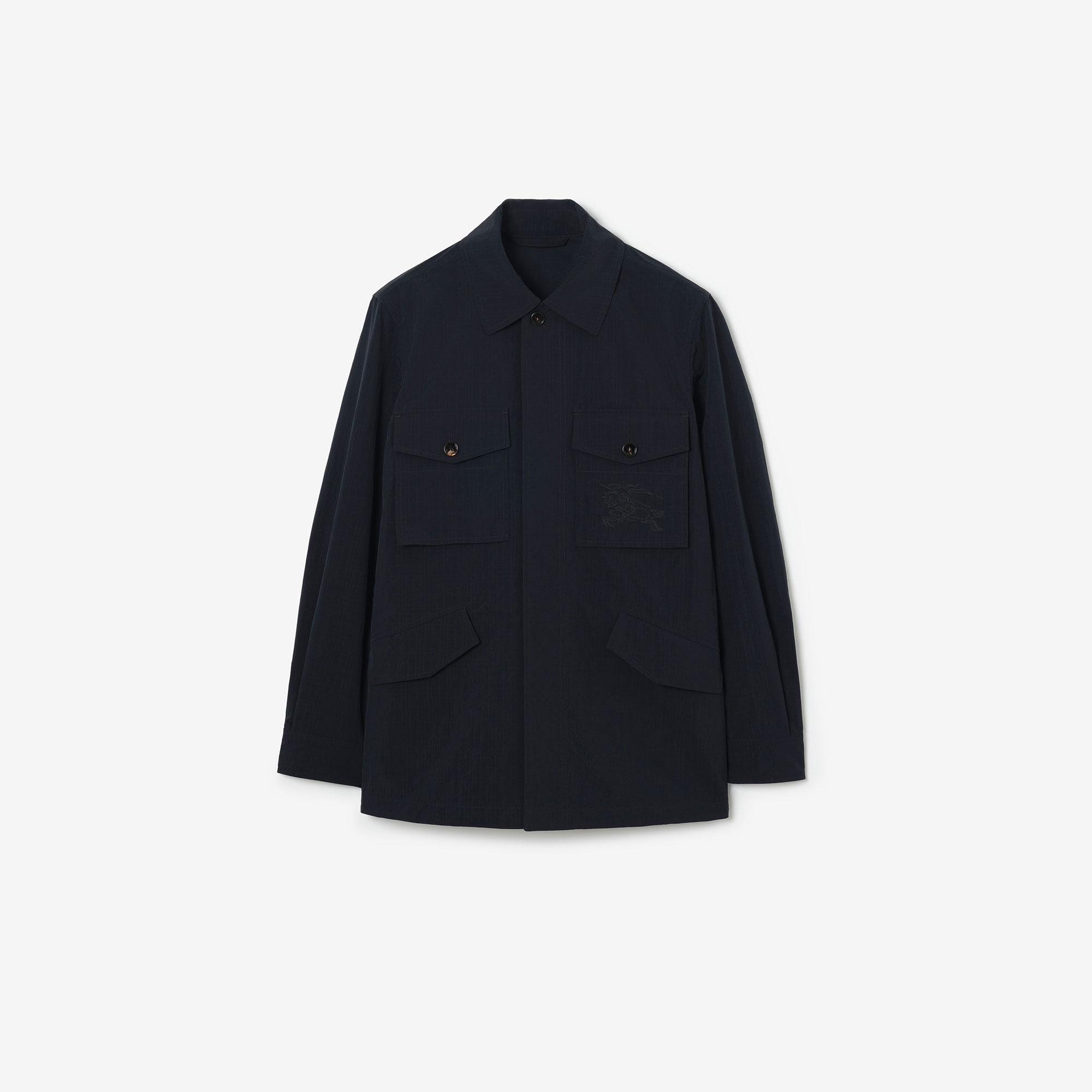 Burberry Erkek Lacivert Mont