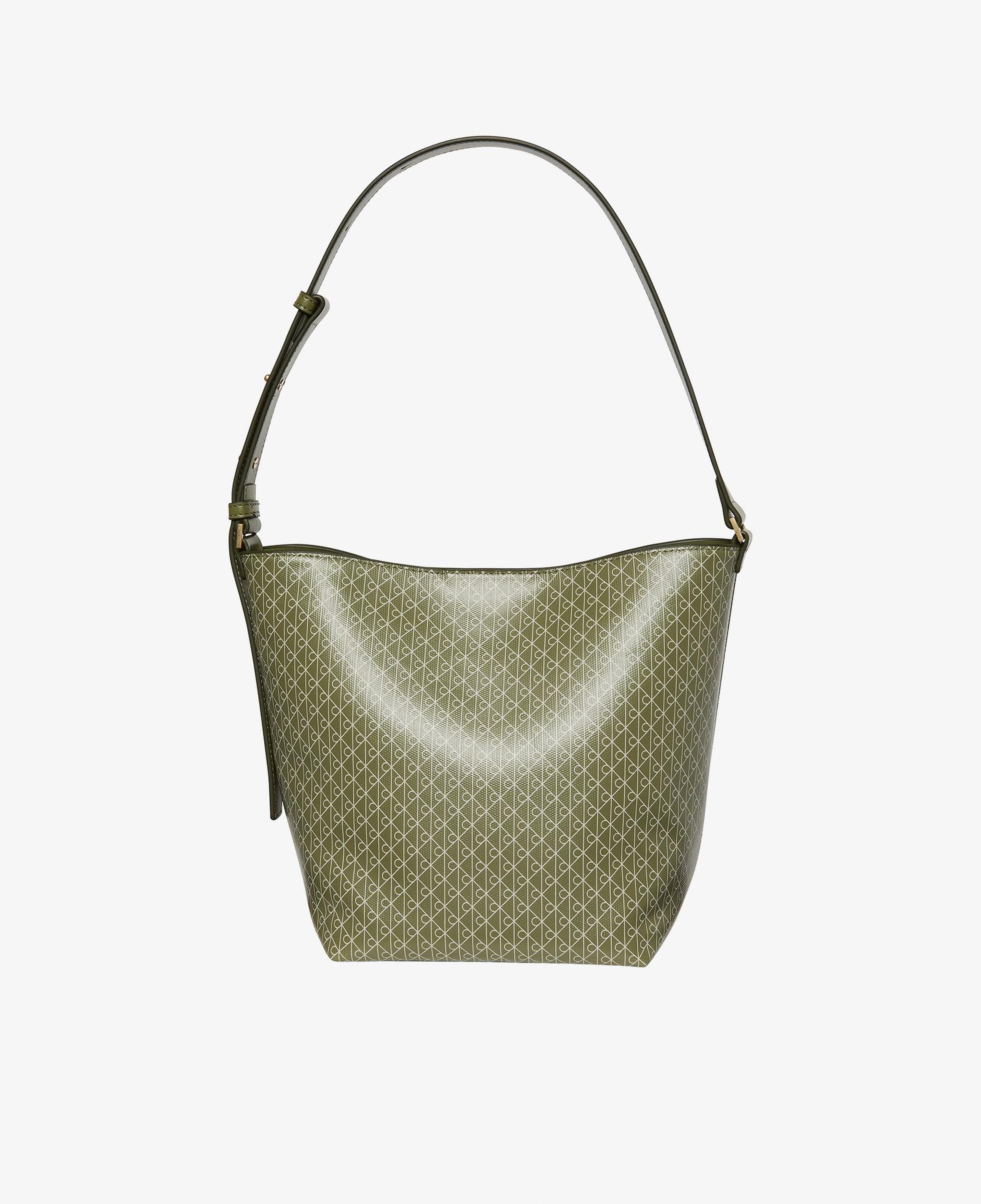 Calvin Klein Emblem Medium Bucket Kadın Yeşil El Çantası