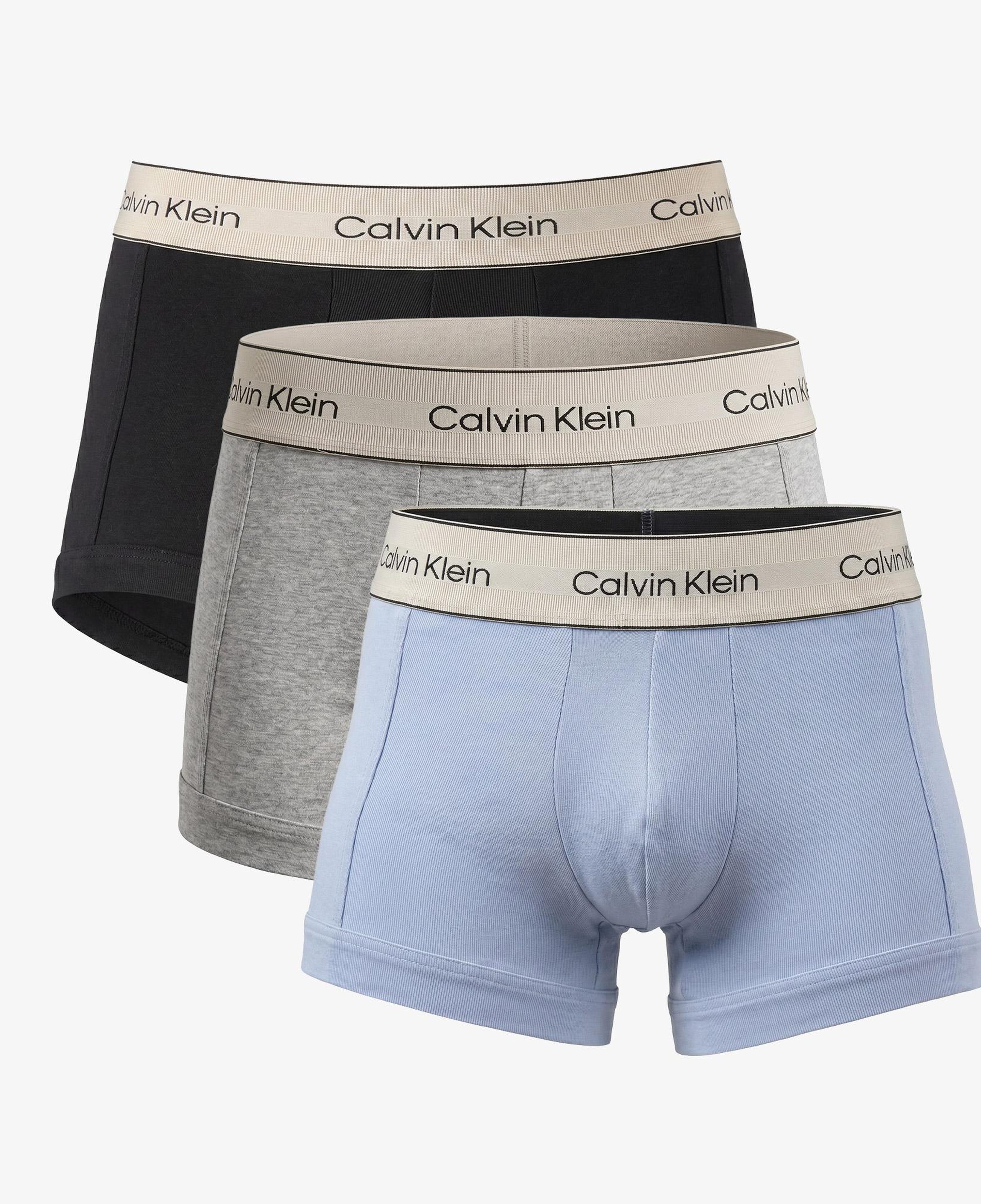 Calvin Klein Trunk 3'lü Erkek Mavi Boxer