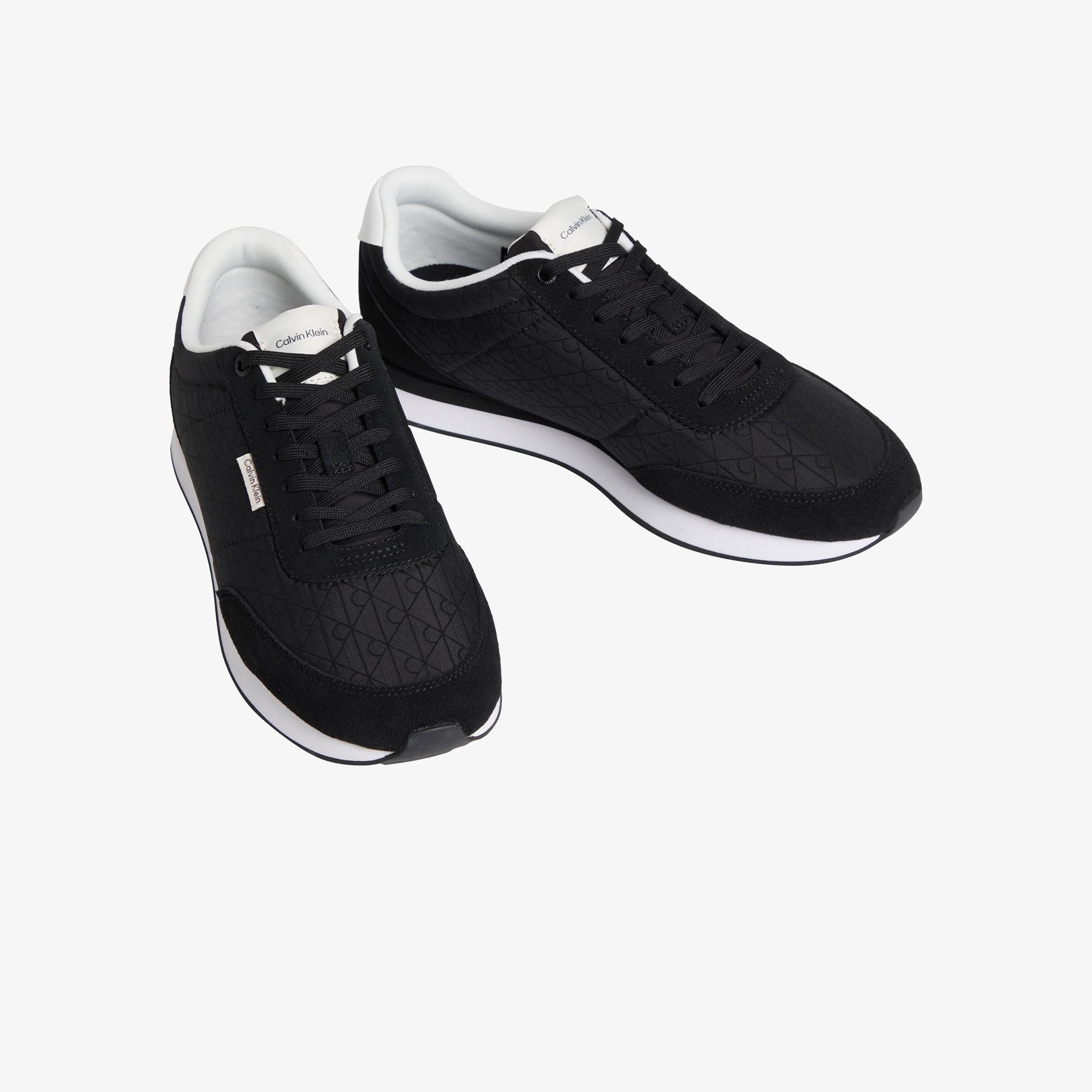 Calvin Klein Retro Runner Ripstop Erkek Siyah Sneaker