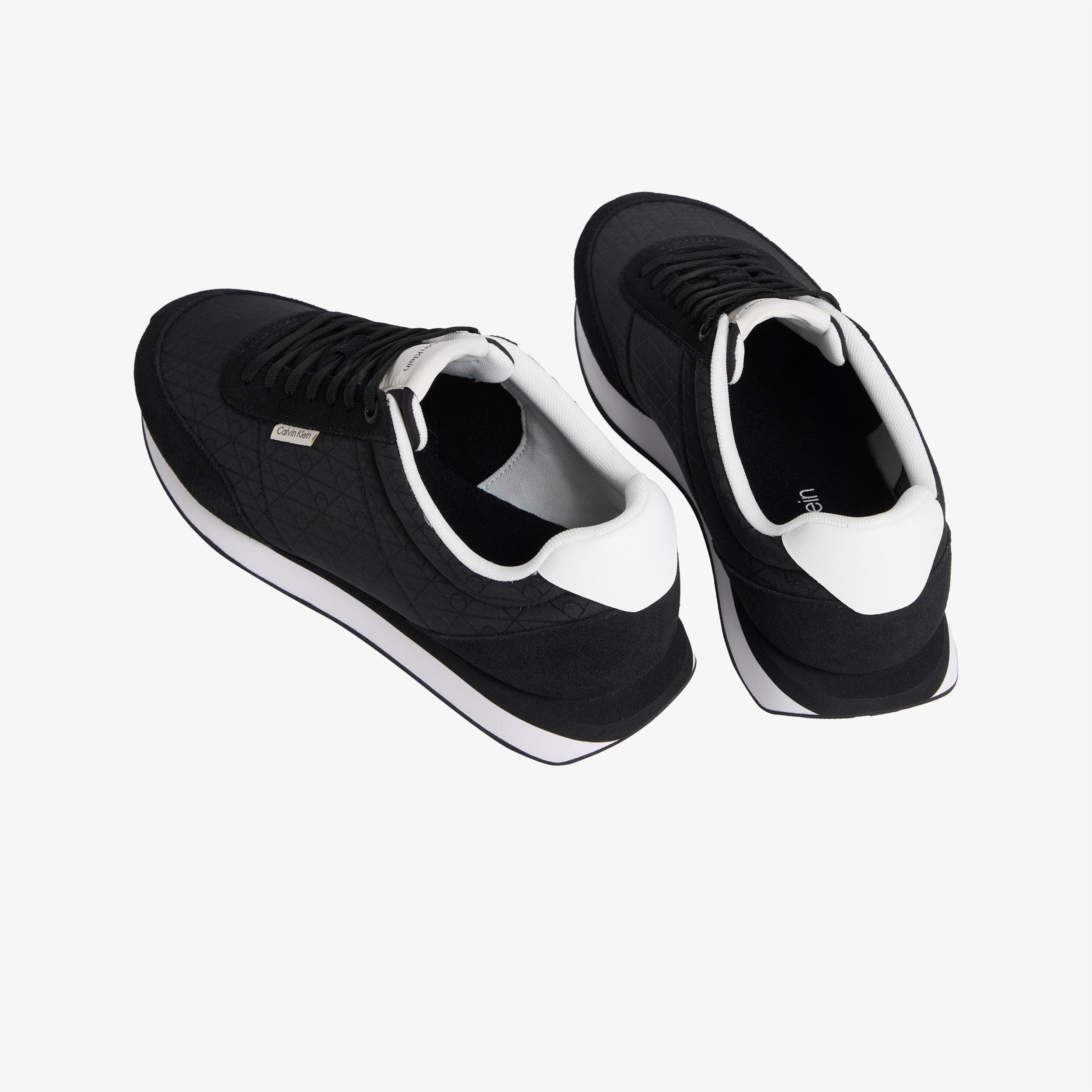 Calvin Klein Retro Runner Ripstop Erkek Siyah Sneaker