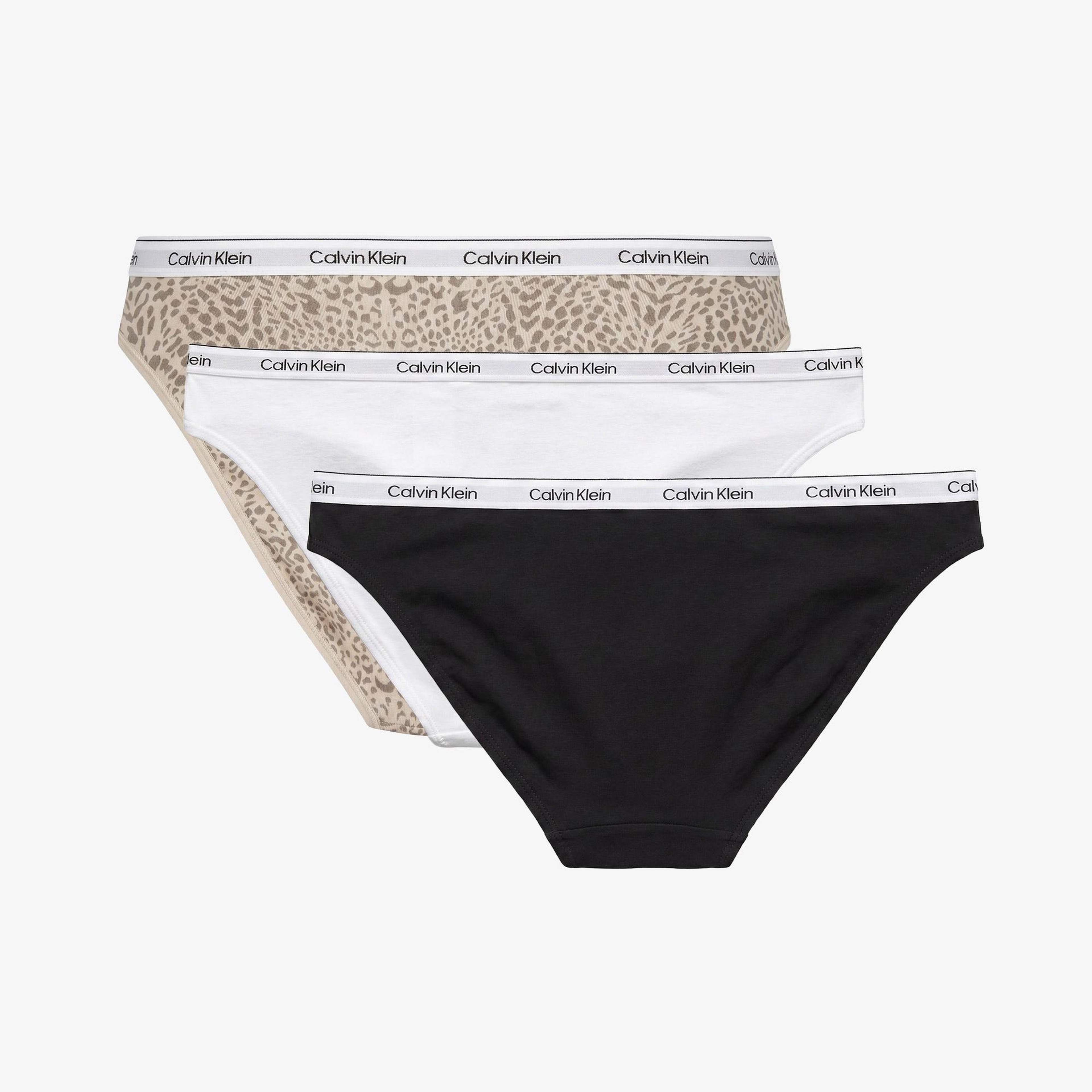 Calvin Klein 3'lü Kadın Mavi Külot