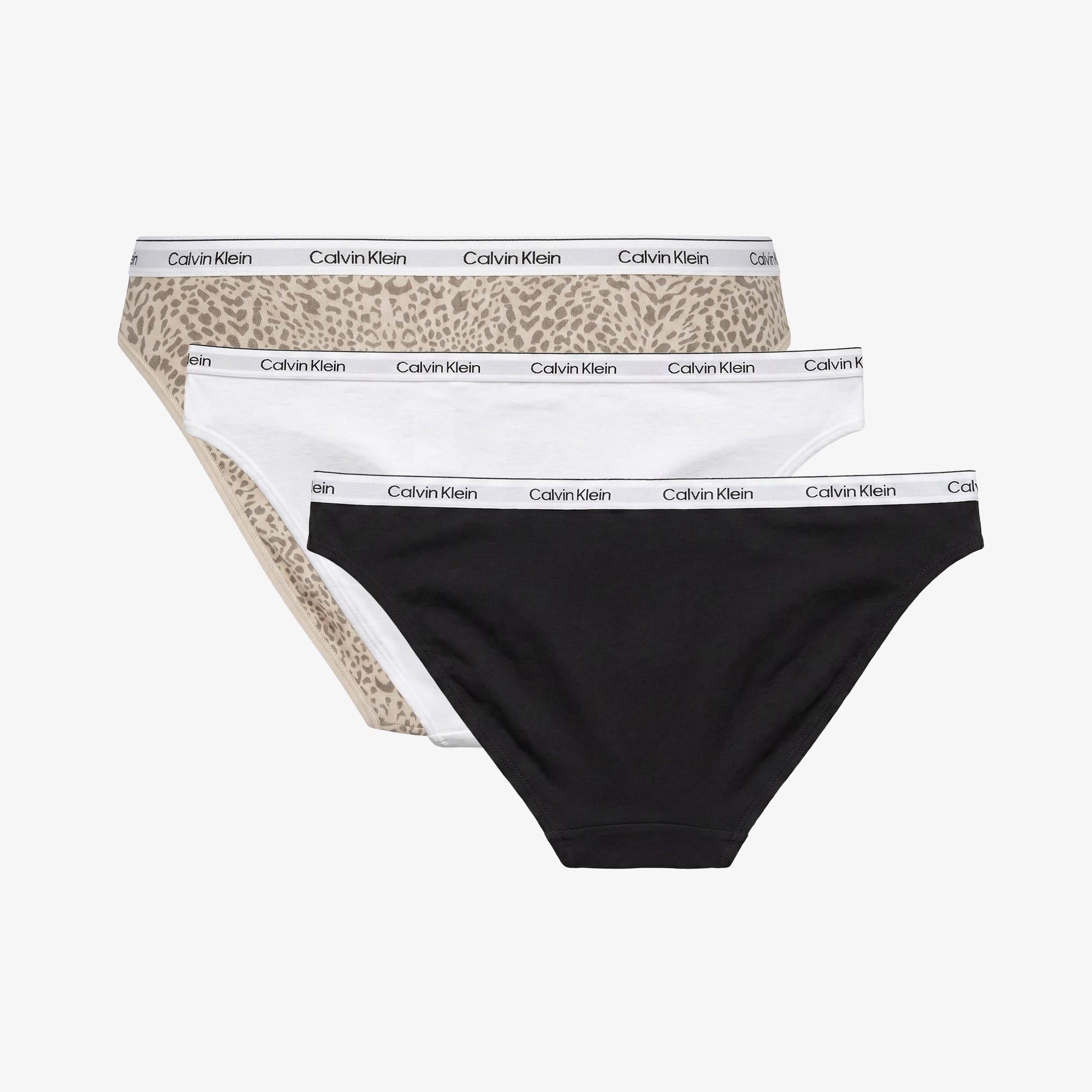 Calvin Klein 3'lü Kadın Mavi Külot