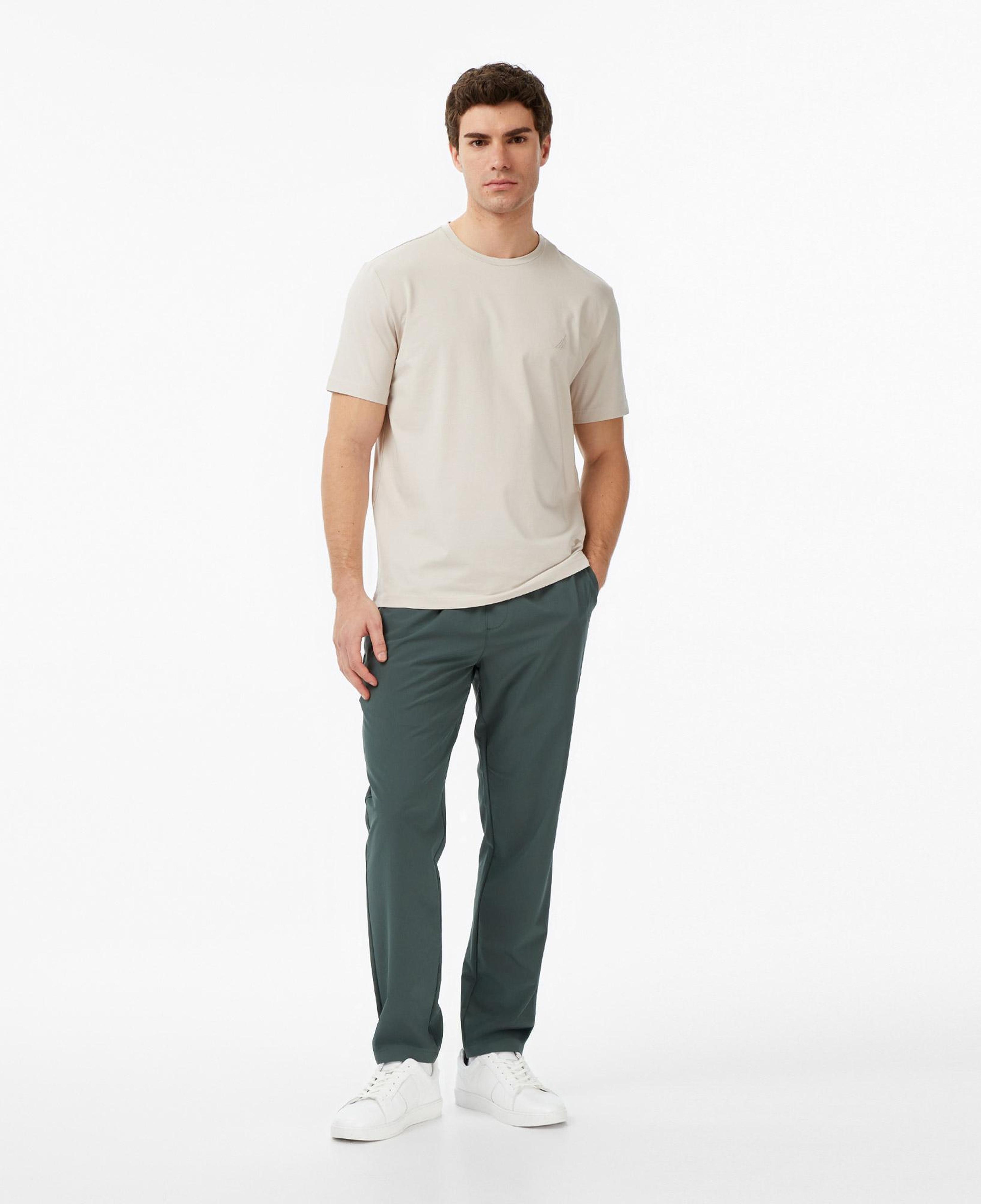 Nautica Erkek Bej Regular Fit T-Shirt