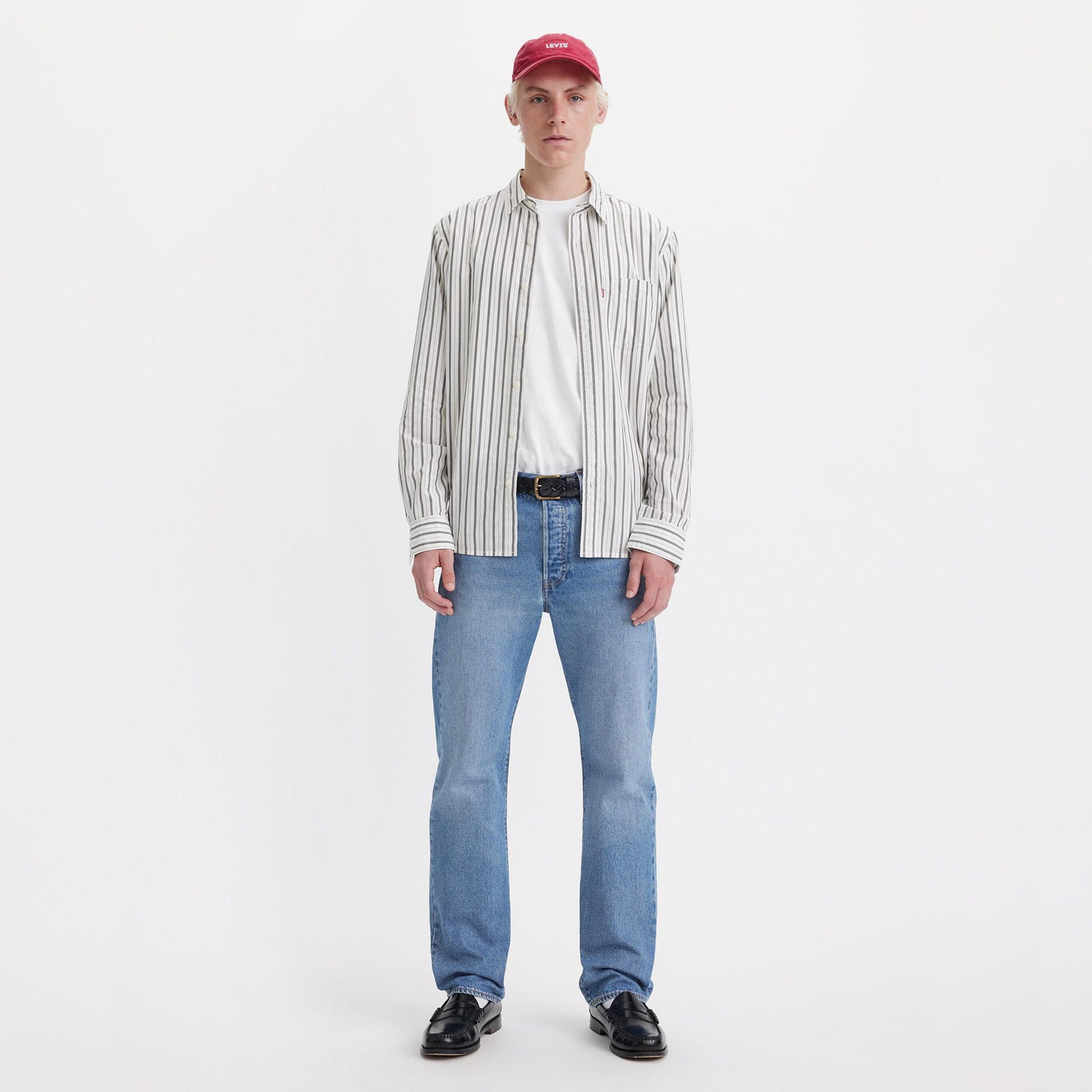 Levi's 501 Original Chemical Lacivert Erkek Jean