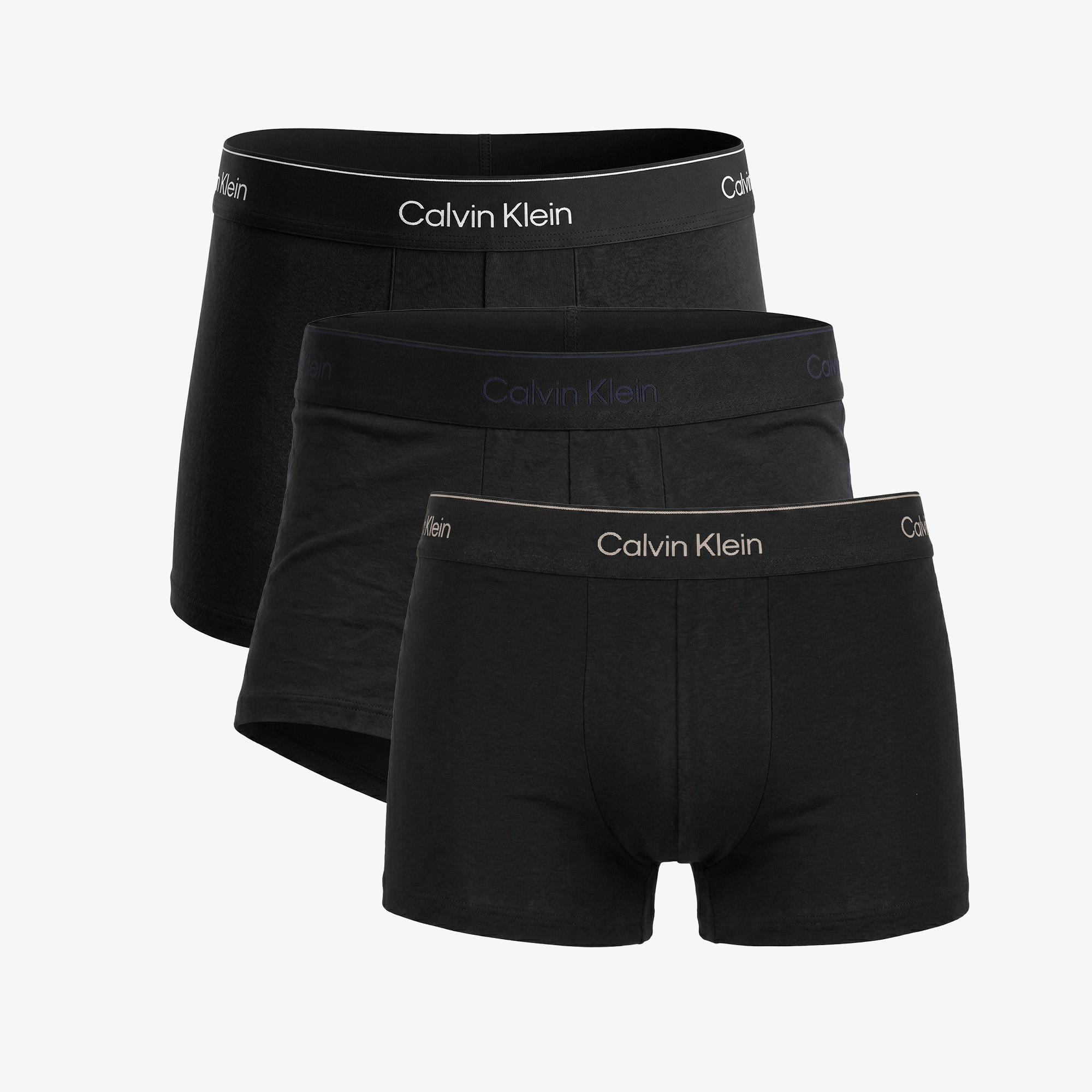 Calvin Klein Low Rise Trunk 3'lü Erkek Siyah Boxer