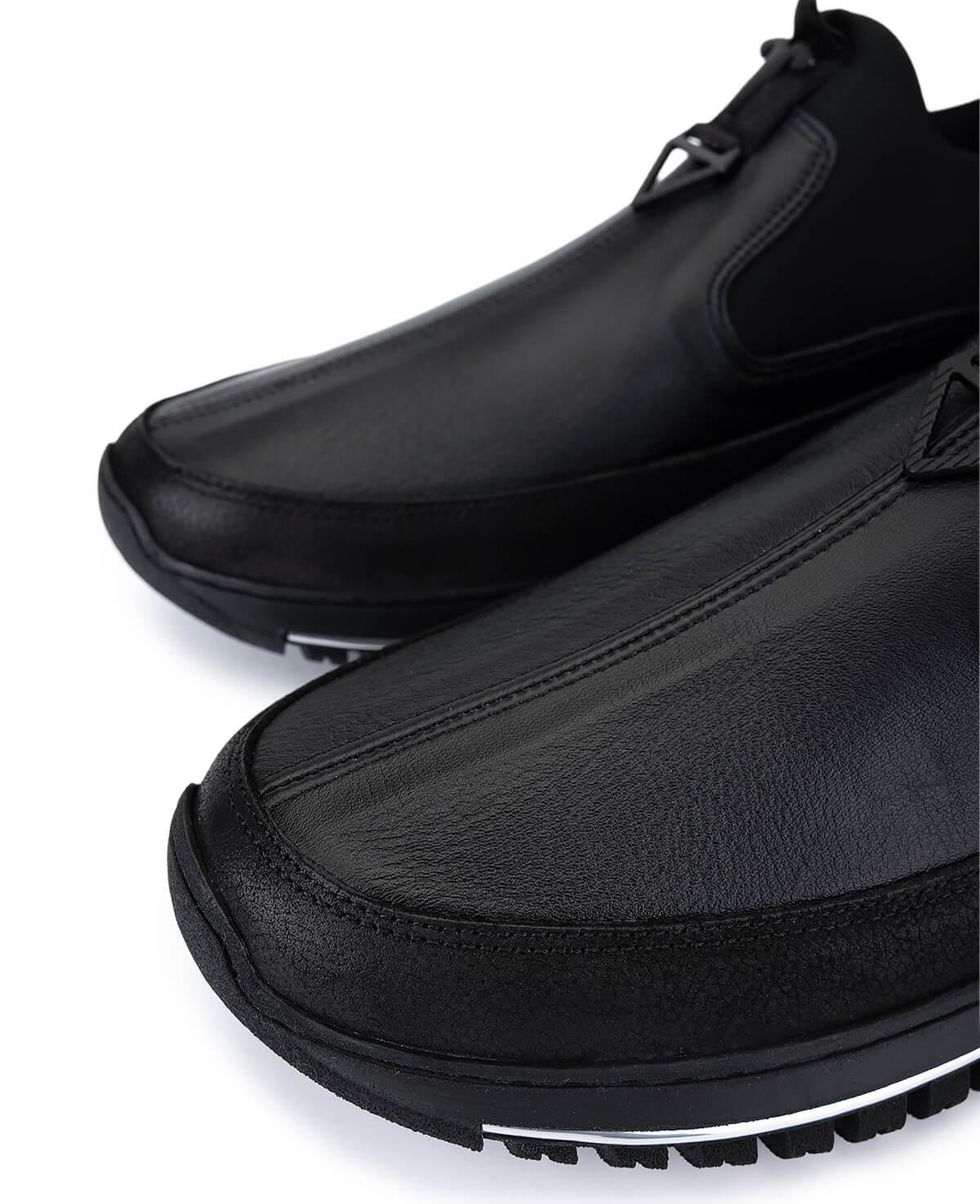 Tamer Tanca Erkek Hakiki Deri Siyah/Siyah Sneakers & Spor Ayakkabı