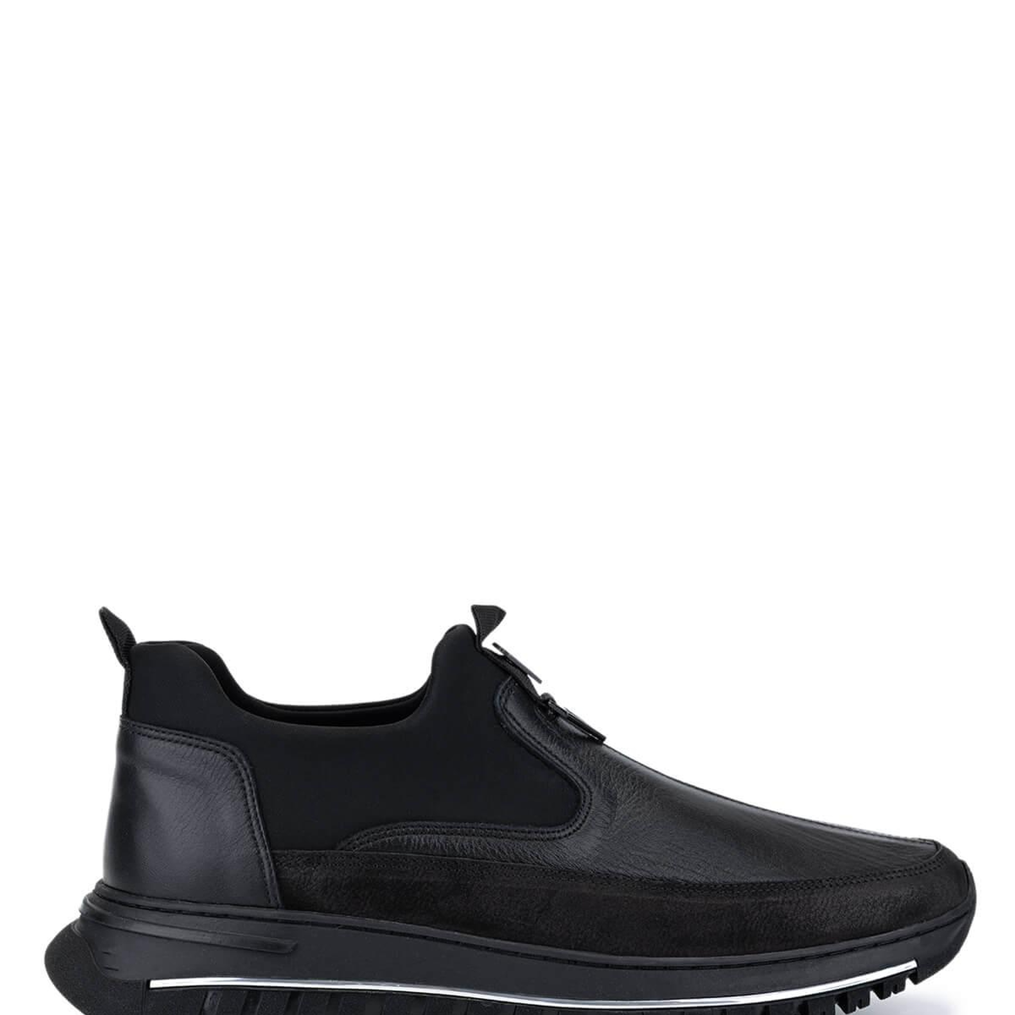Tamer Tanca Erkek Hakiki Deri Siyah/Siyah Sneakers & Spor Ayakkabı