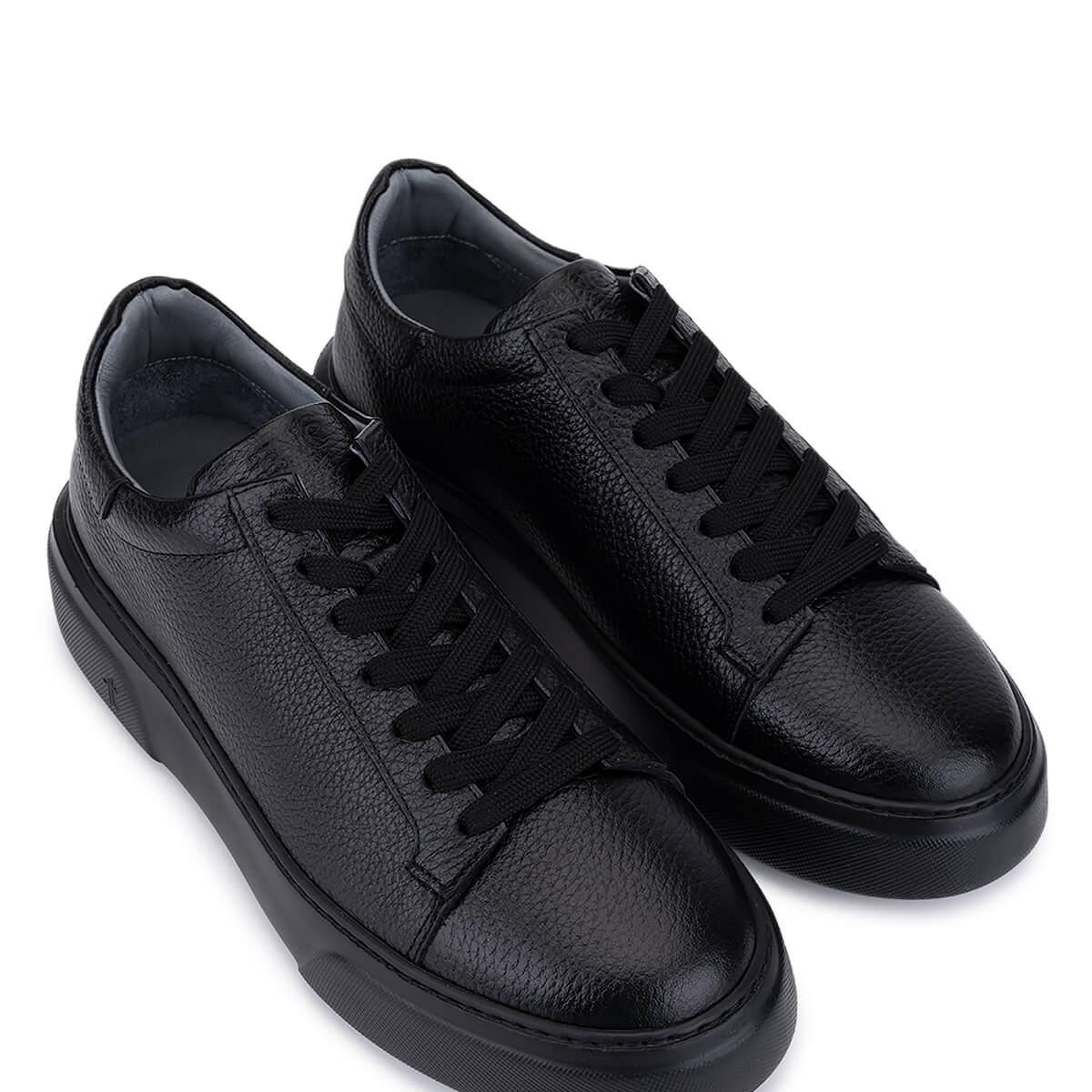 Tamer Tanca Erkek Hakiki Deri Siyah Taban Sneakers & Spor Ayakkabı