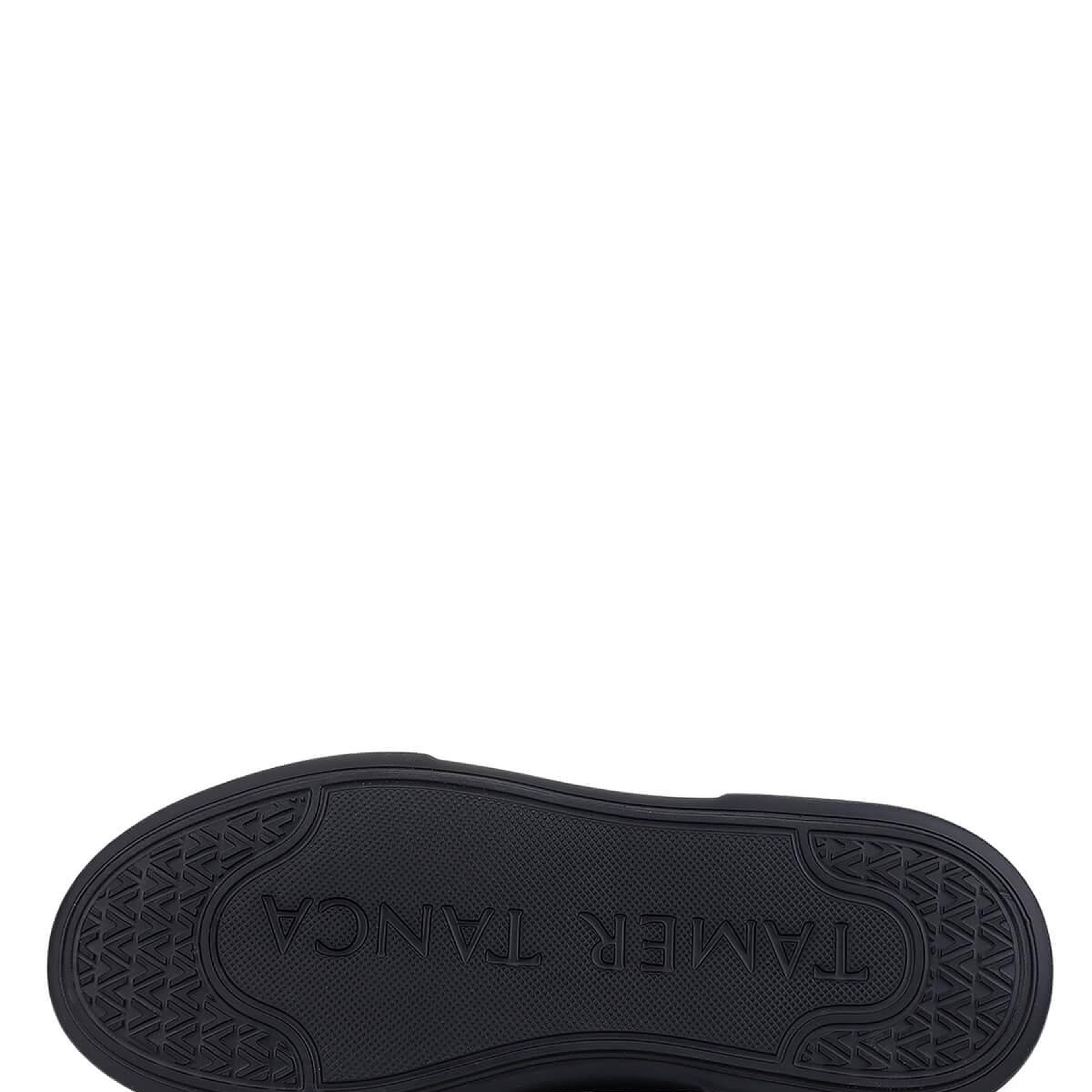 Tamer Tanca Erkek Hakiki Deri Siyah Taban Sneakers & Spor Ayakkabı
