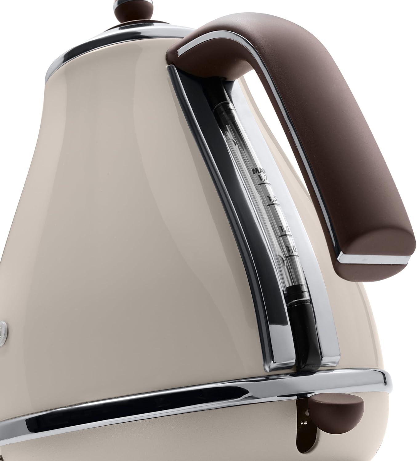 Delonghi Icona Vintage, KBOV2001.BG Krem 2000w Su Isıtıcısı Kettle