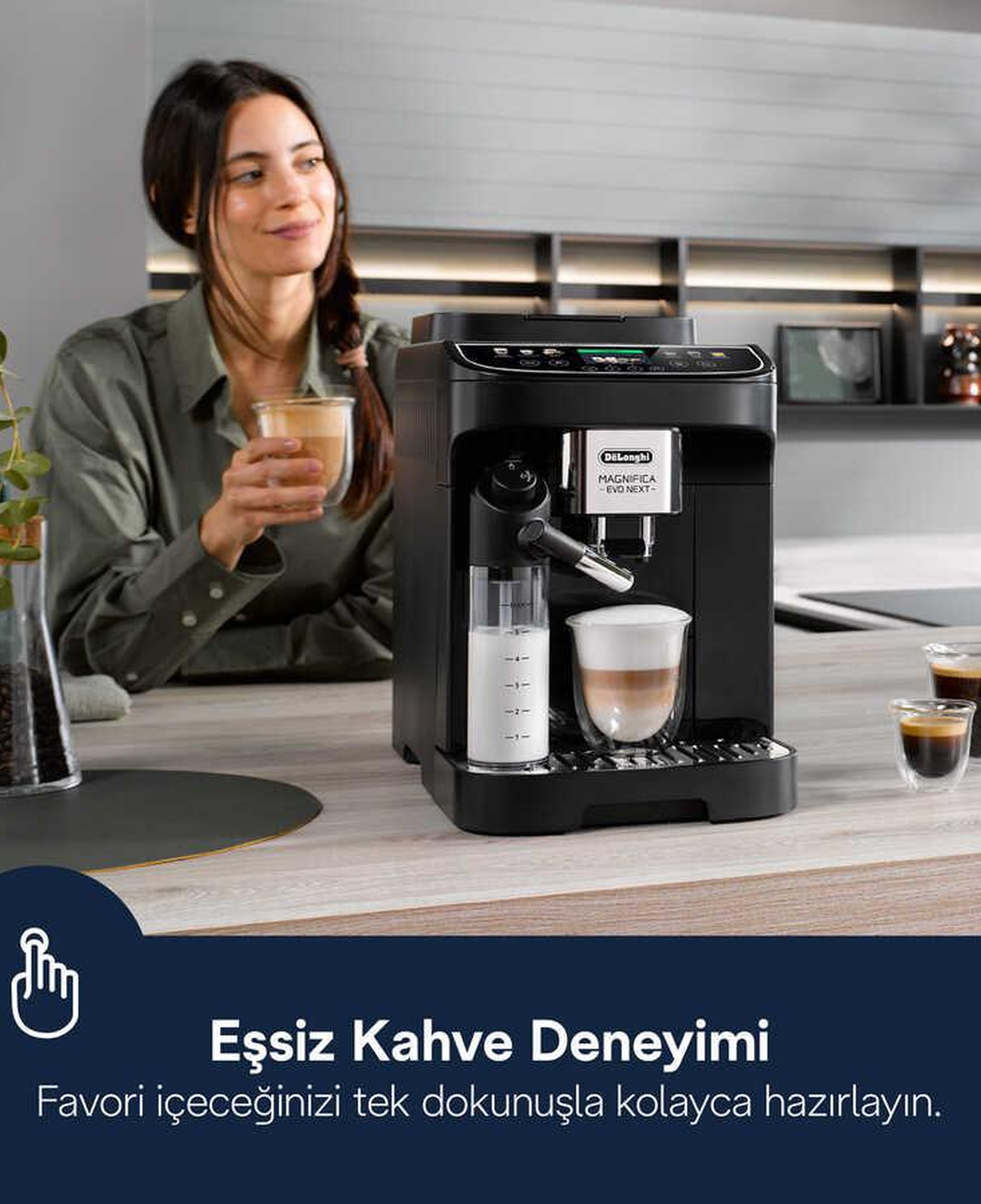 Delonghi Magnifica Evo Next, ECAM310.60.B Tam Otomatik Espresso Kahve Makinesi