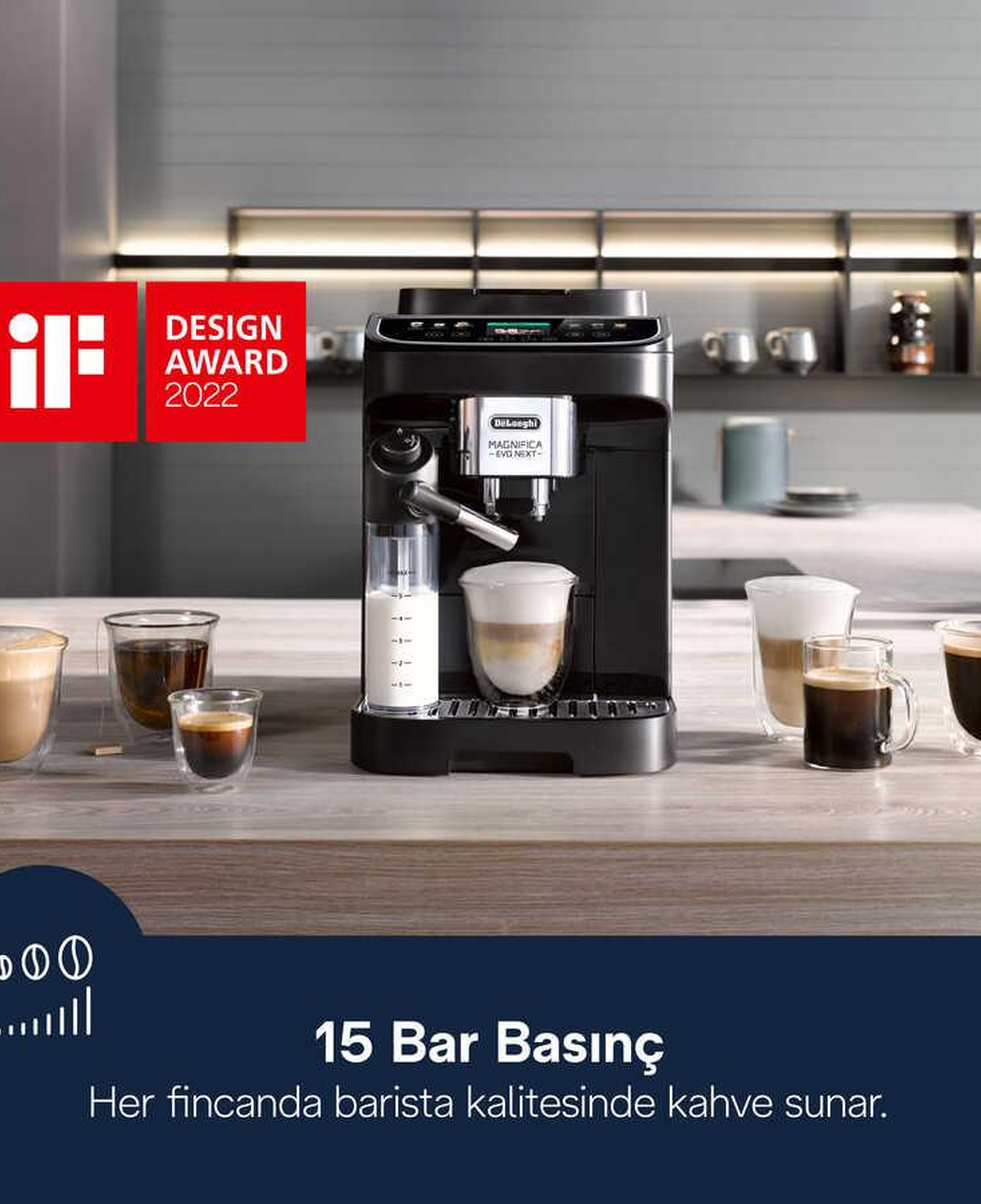 Delonghi Magnifica Evo Next, ECAM310.60.B Tam Otomatik Espresso Kahve Makinesi
