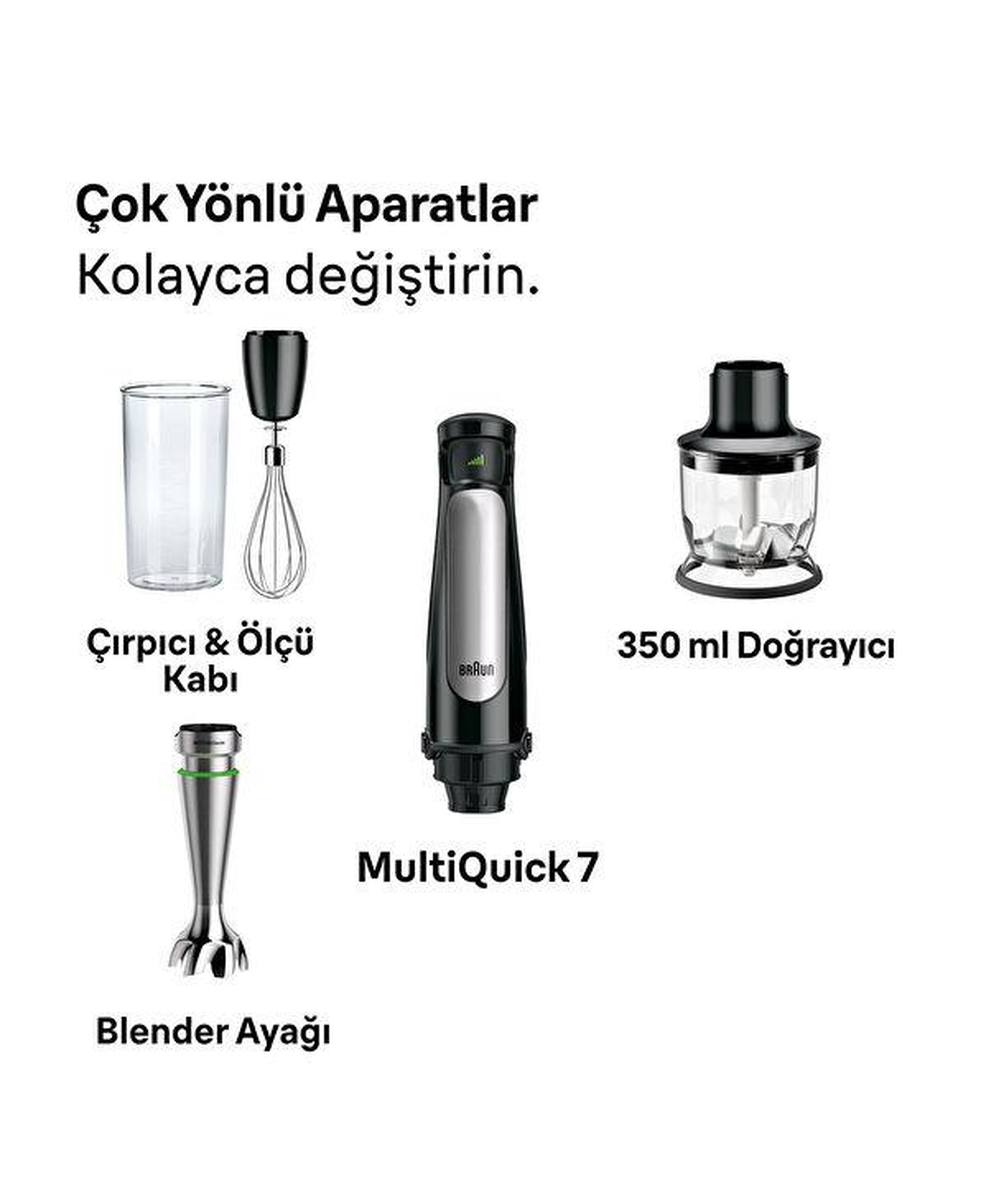 Braun MQ7025 Multiquick 7 El Blenderi