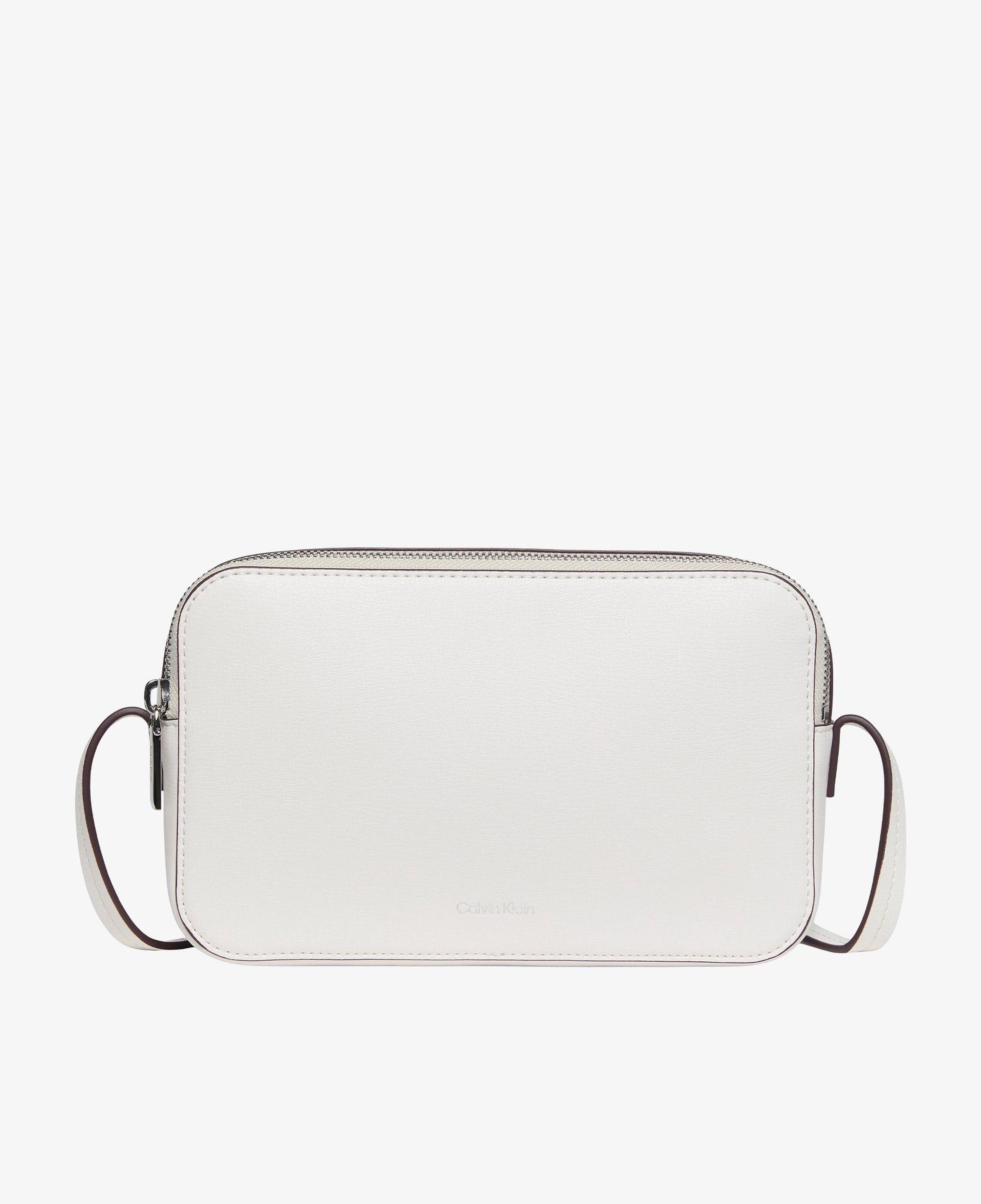 Calvin Klein Foil Logo Elongated Camera Kadın Beyaz Çapraz Çanta