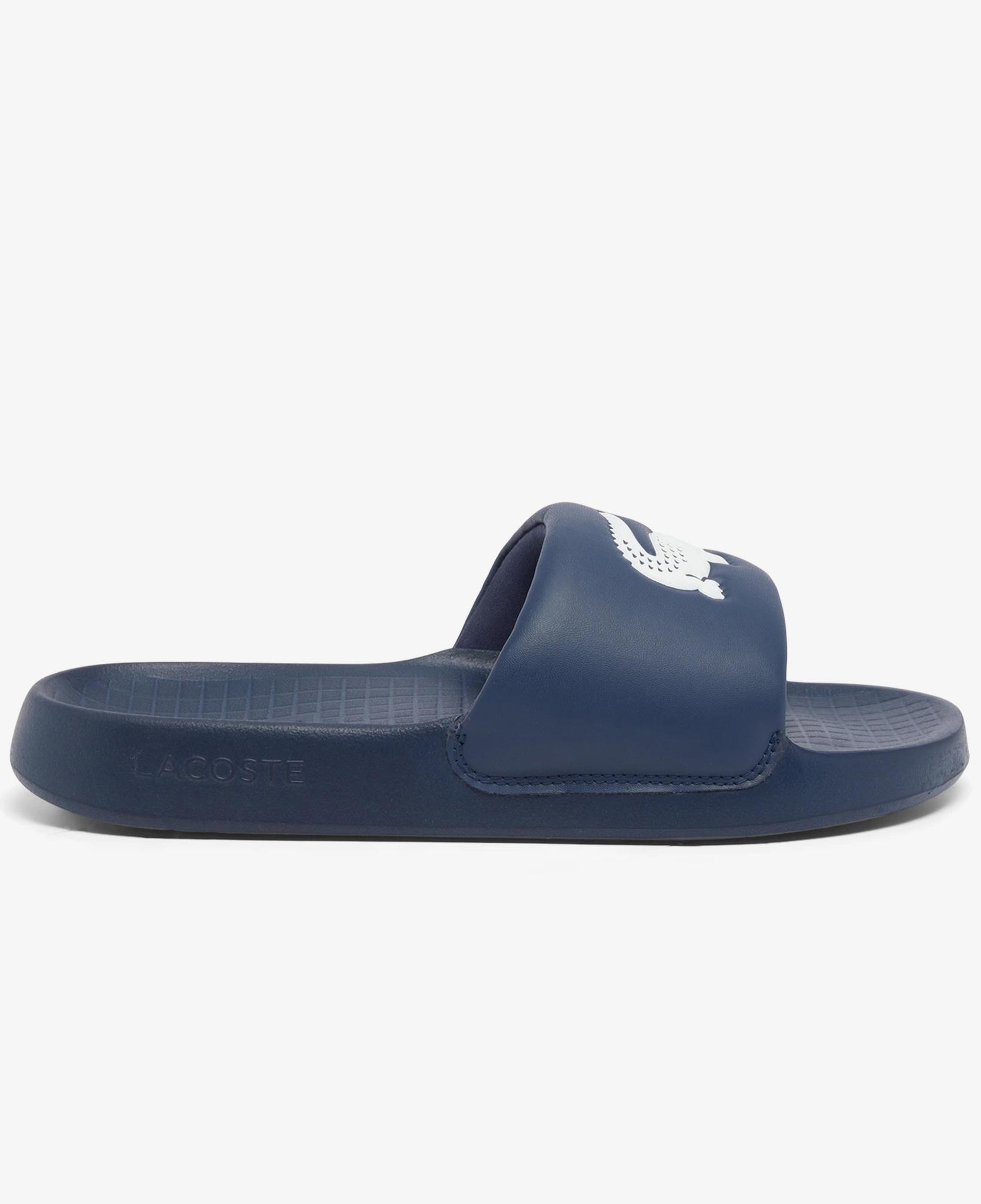 Lacoste Serve Slide 1.0 Erkek Lacivert Terlik