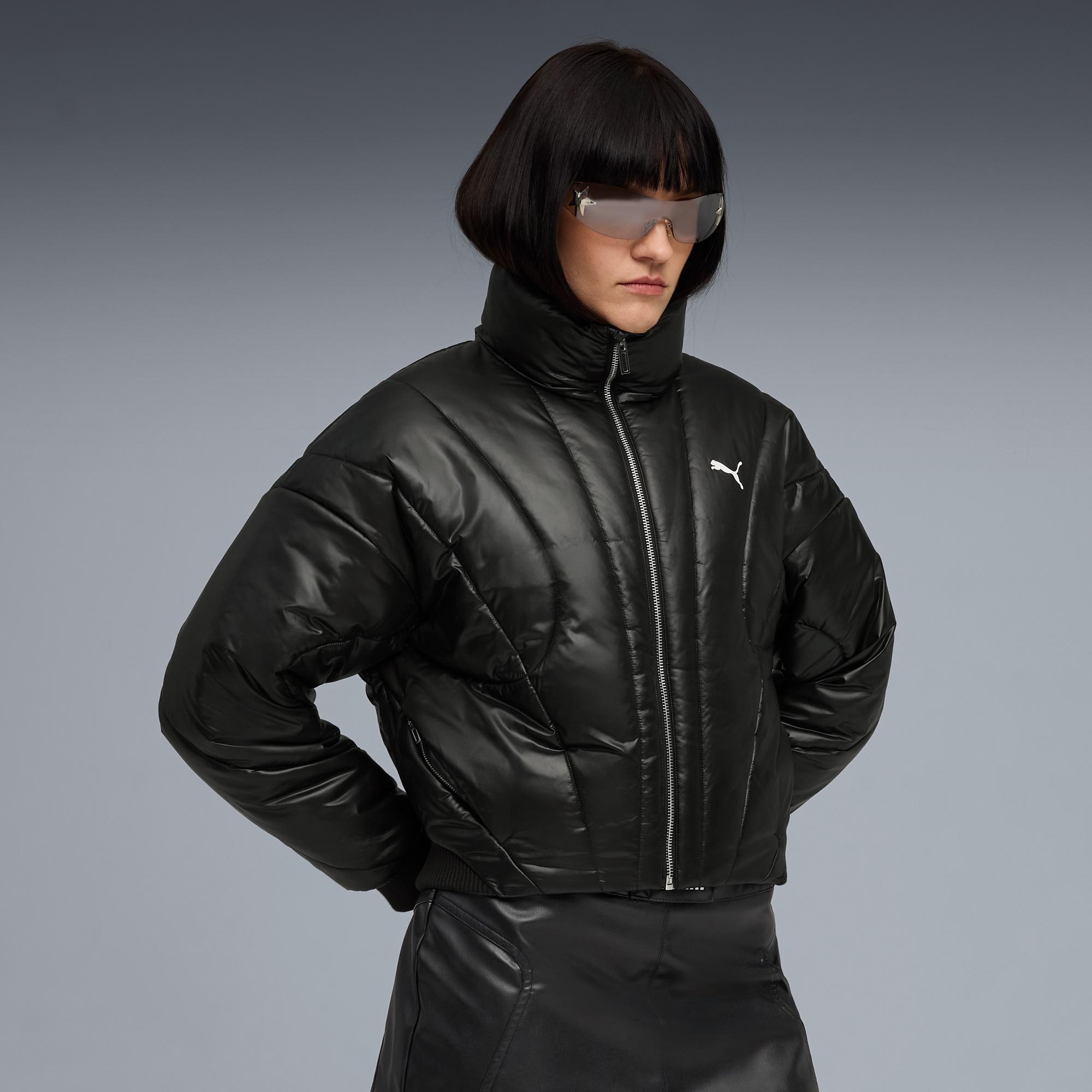 Puma Dare to Puffer  Kadın Siyah Mont
