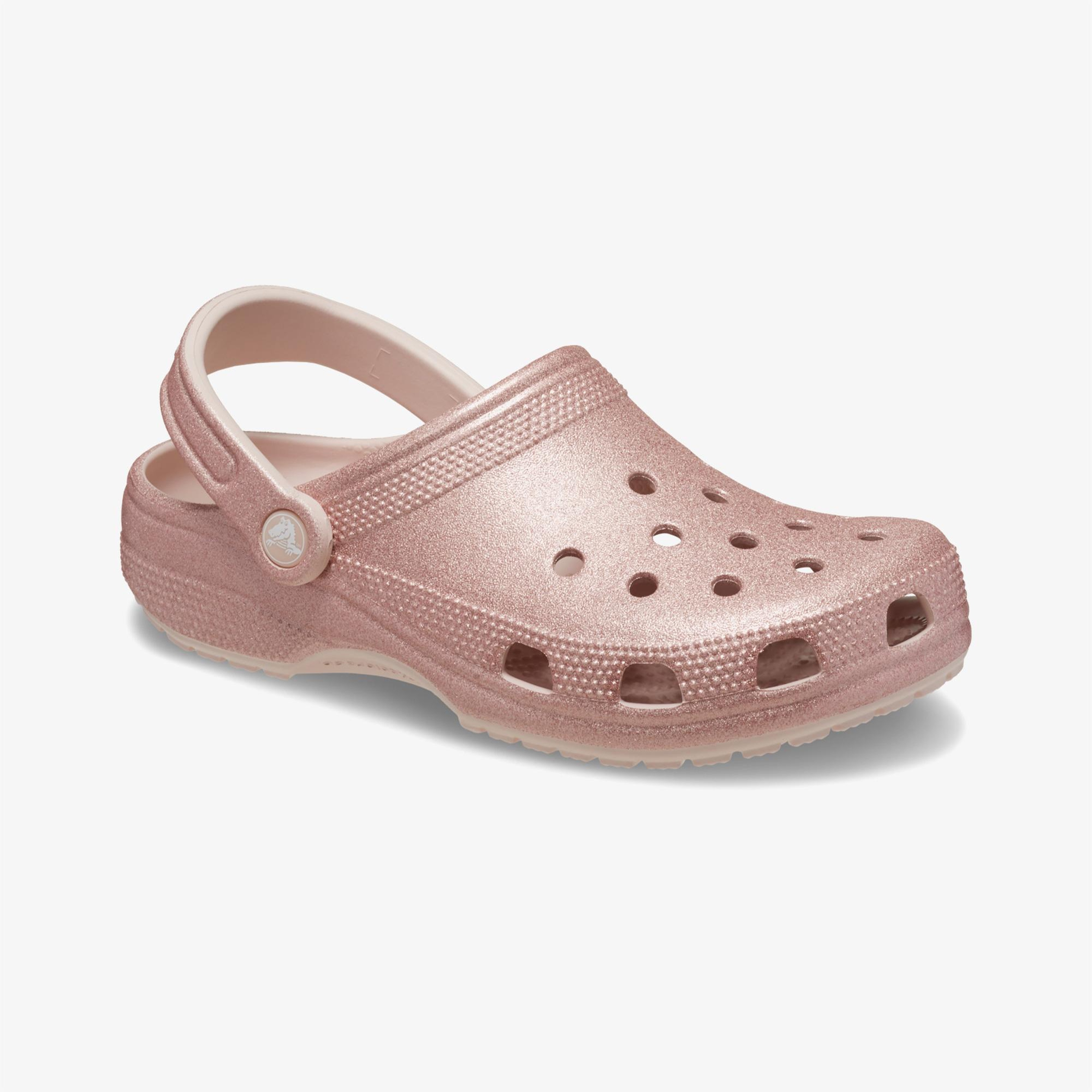 Crocs Classic Glitter Clog Unisex Pembe Terlik
