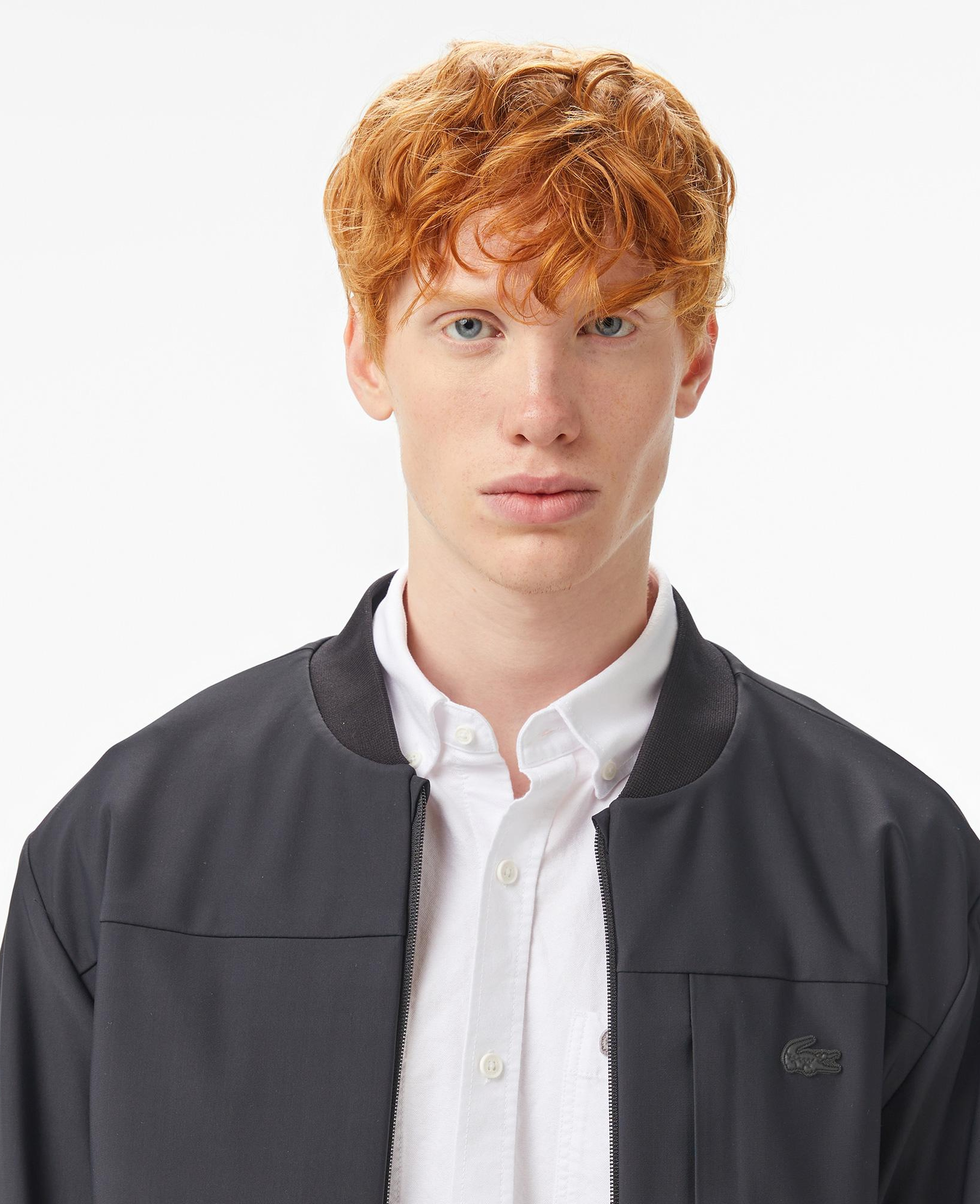 Lacoste Erkek Hakim Yaka Siyah Bomber Ceket
