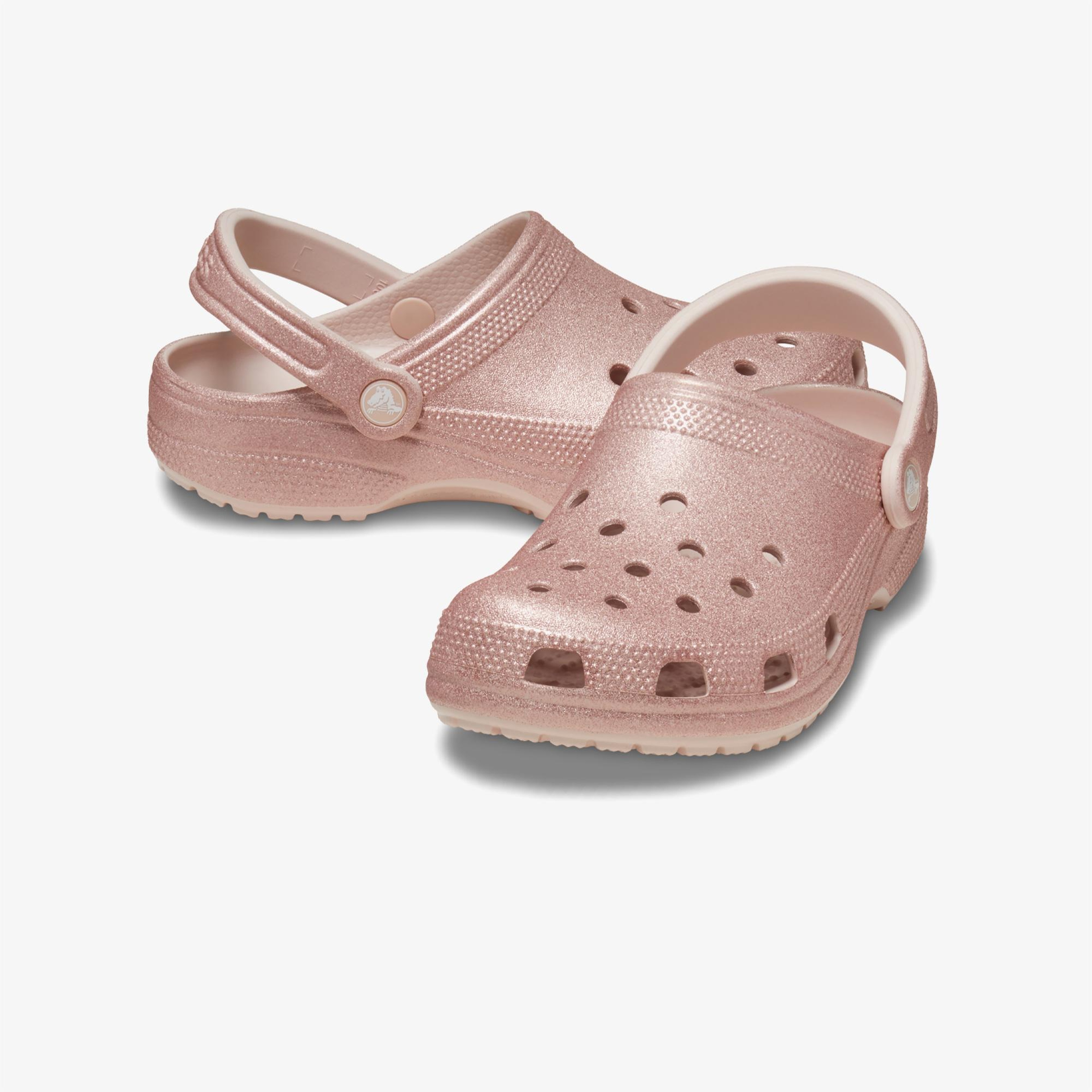 Crocs Classic Glitter Clog Unisex Pembe Terlik