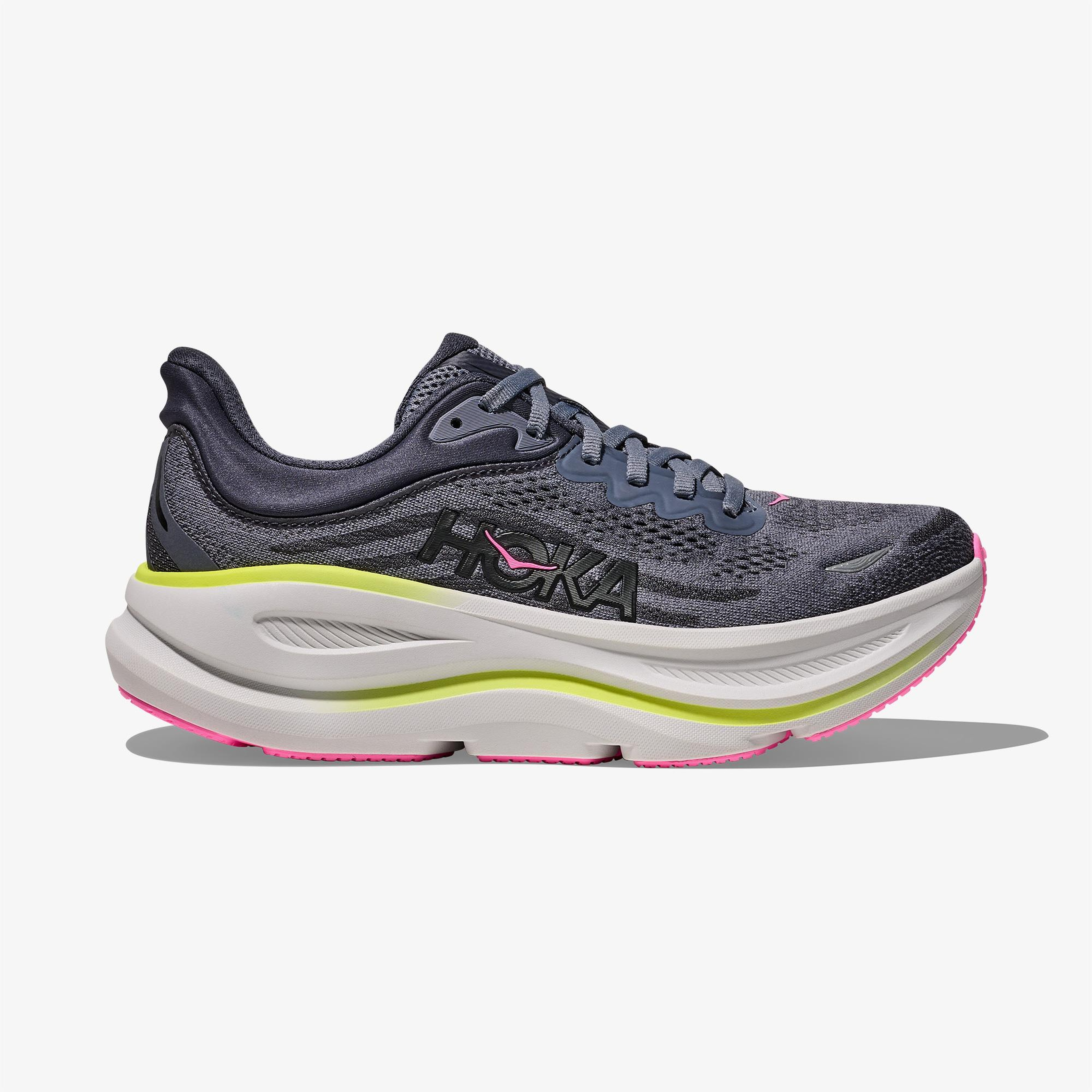 Hoka Bondi 9 Kadın Gri Koşu Ayakkabısı