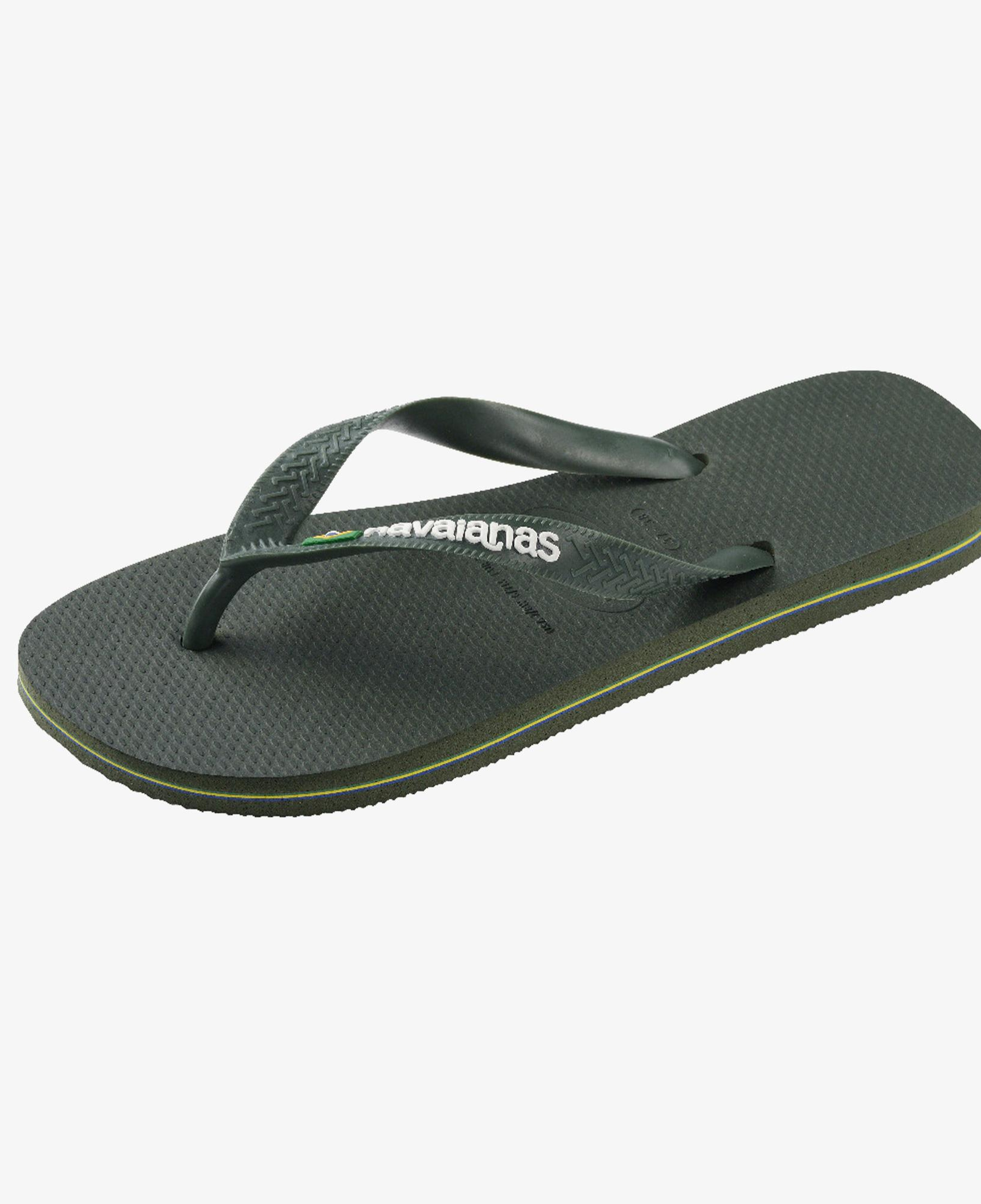 Havaianas Brasil Logo Erkek Yeşil Terlik
