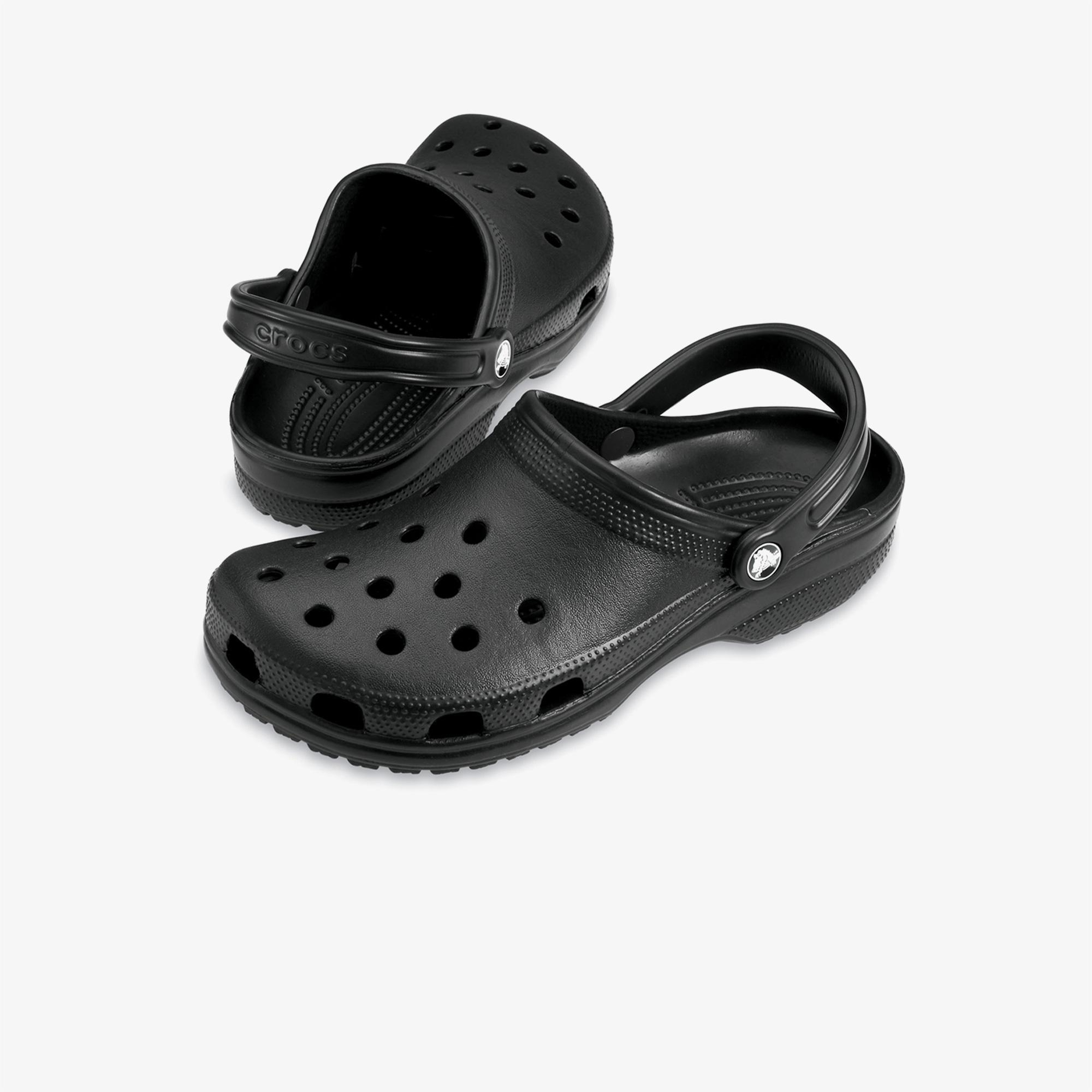 Crocs Classic Black Unisex Siyah Terlik