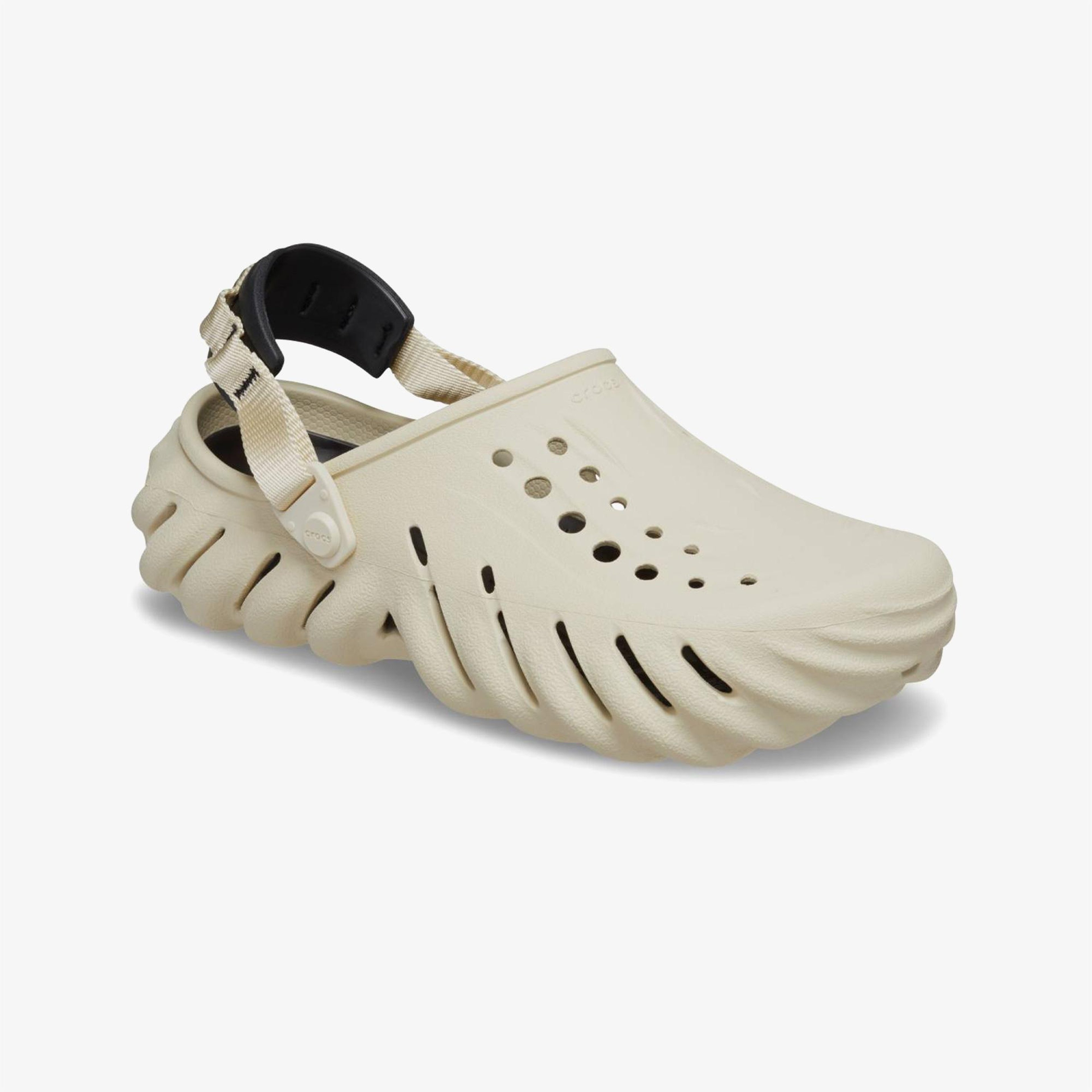 Crocs Echo Unisex Krem Terlik