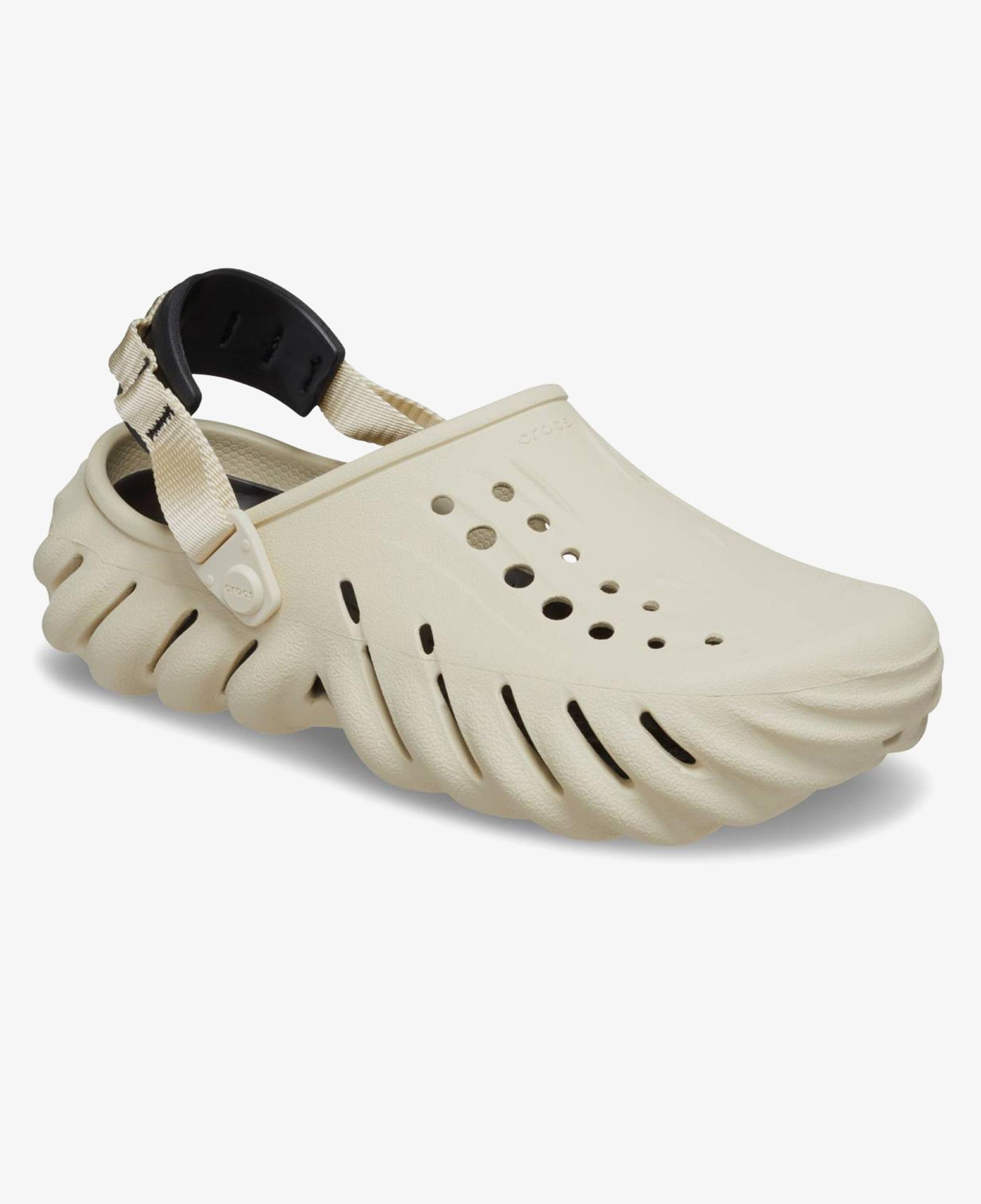 Crocs Echo Unisex Krem Terlik
