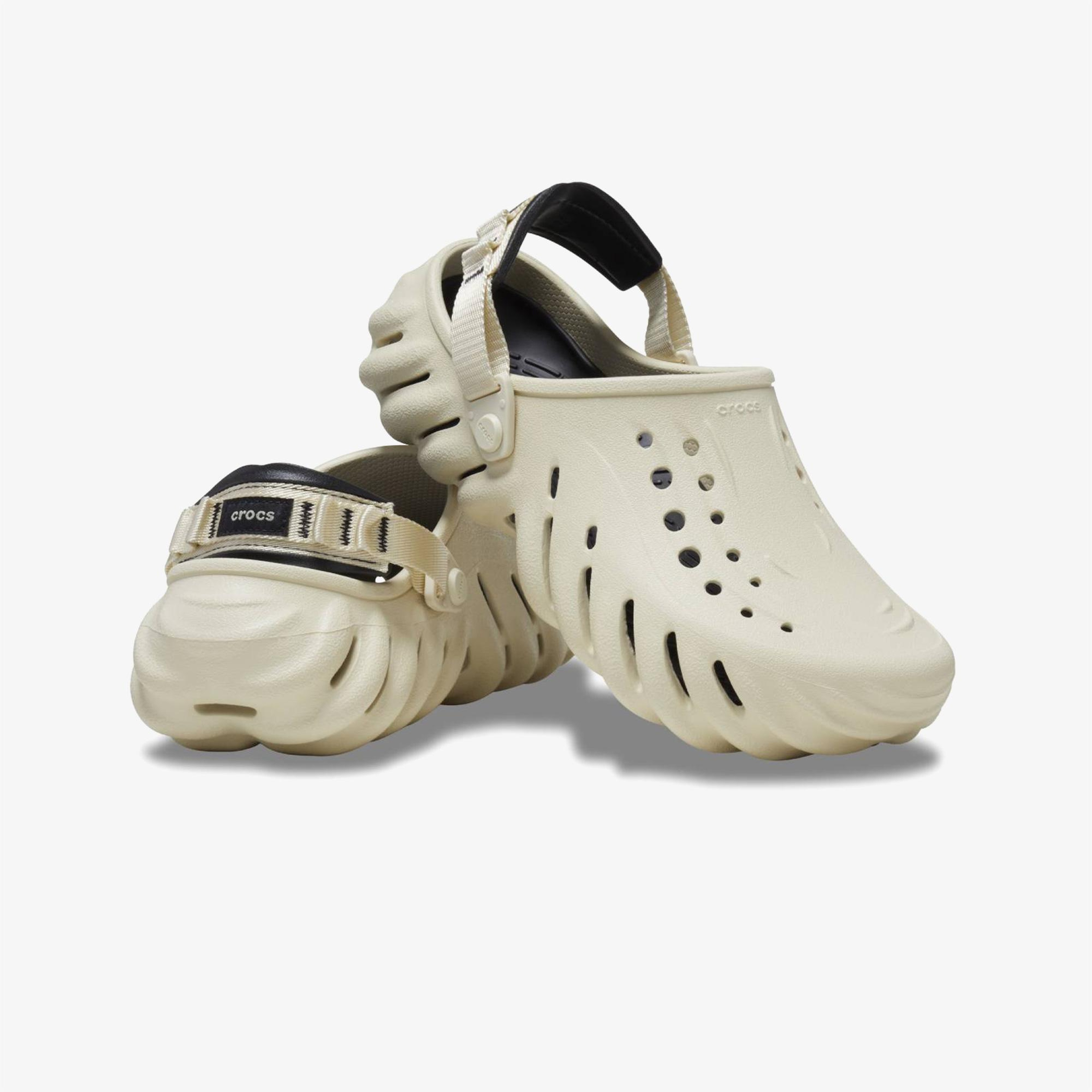 Crocs Echo Unisex Krem Terlik
