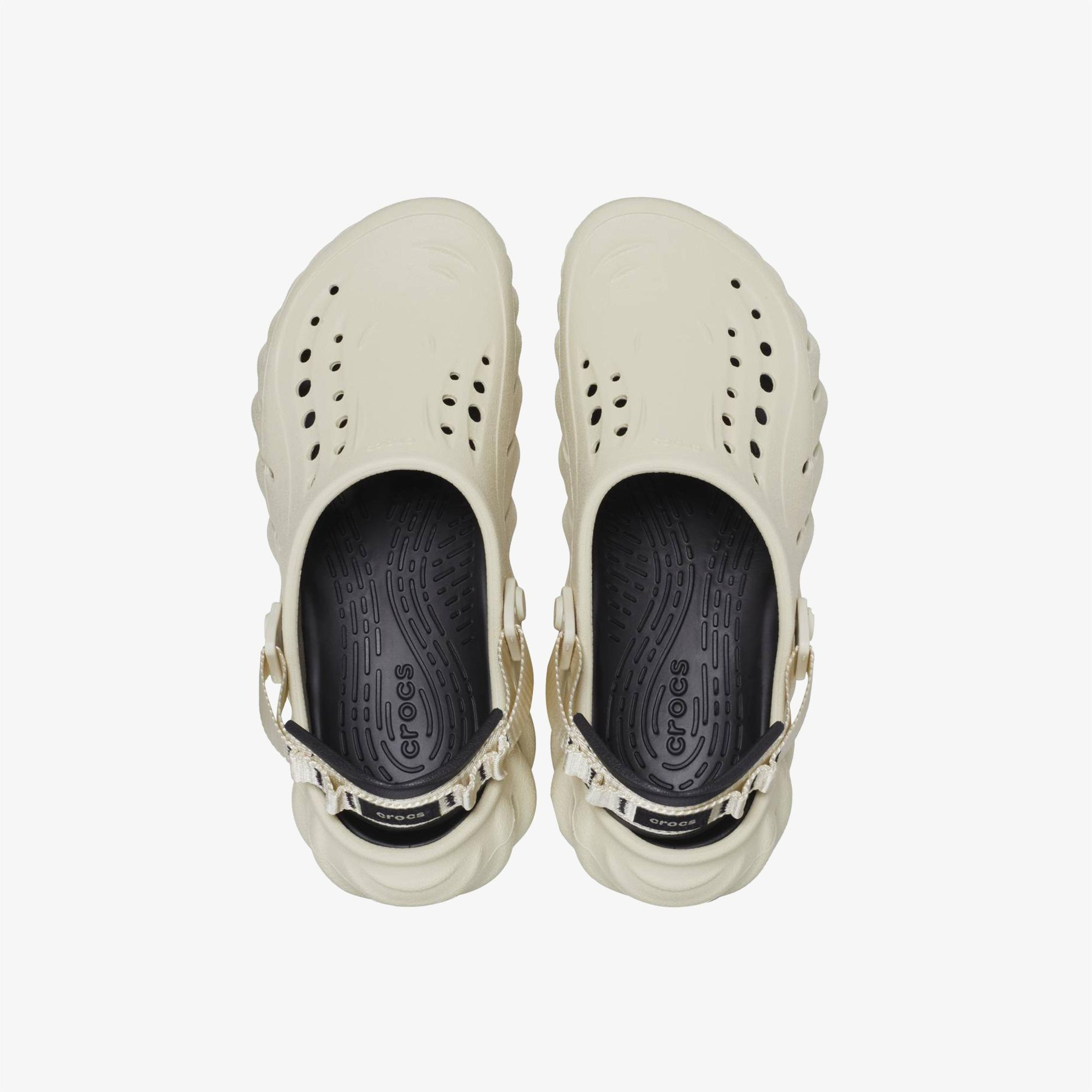 Crocs Echo Unisex Krem Terlik