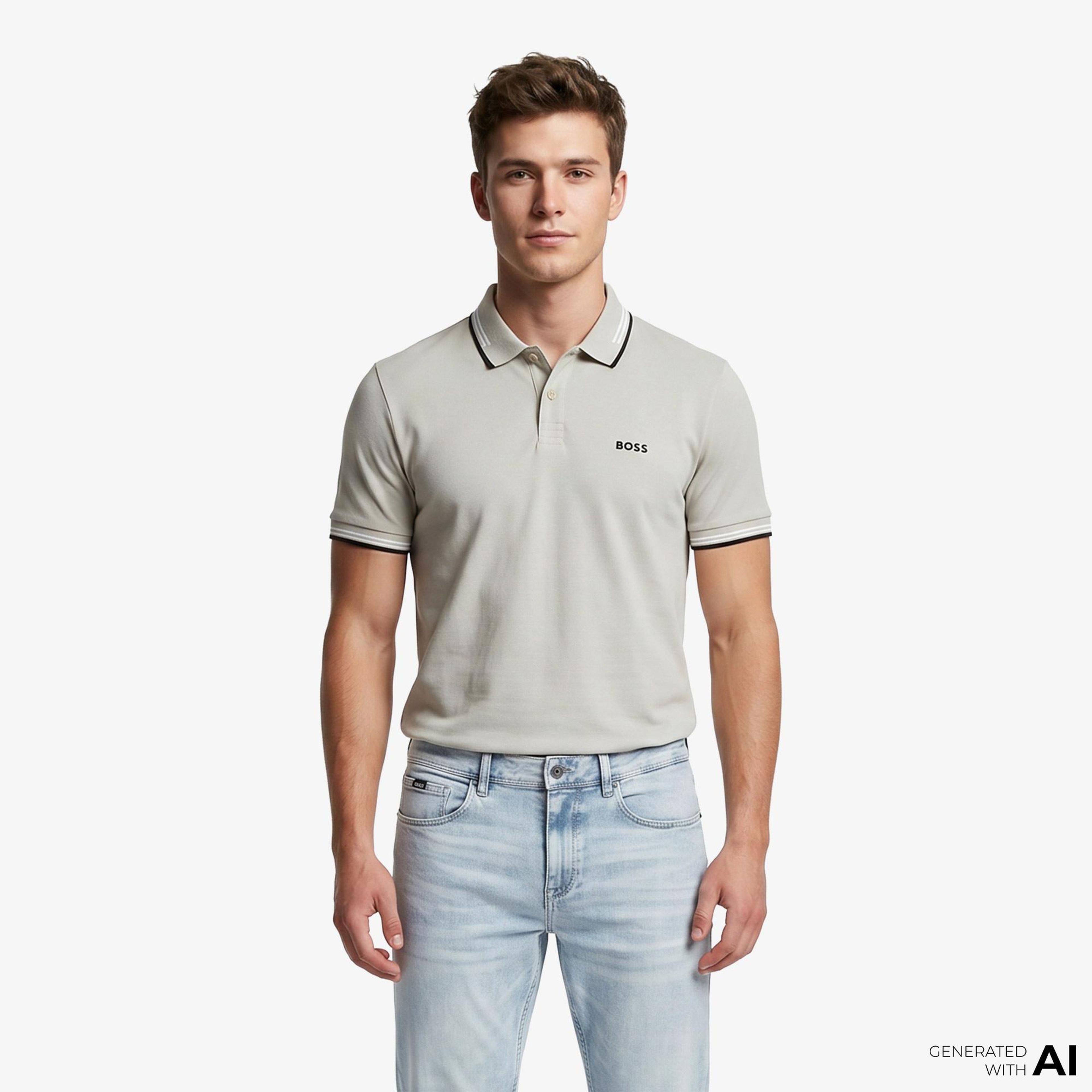 Boss Paul Erkek Bej Polo