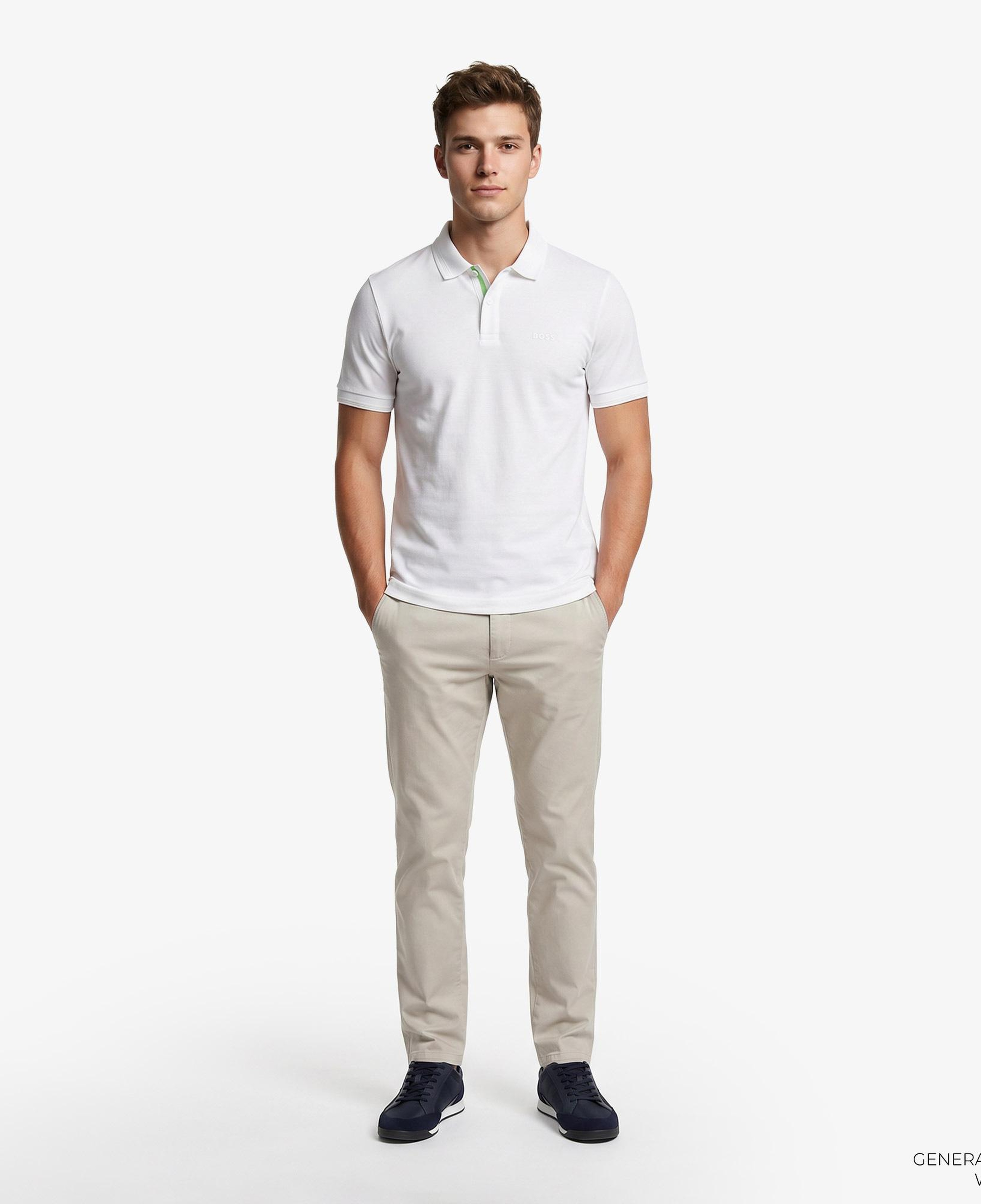 Boss Pio Erkek Beyaz Polo