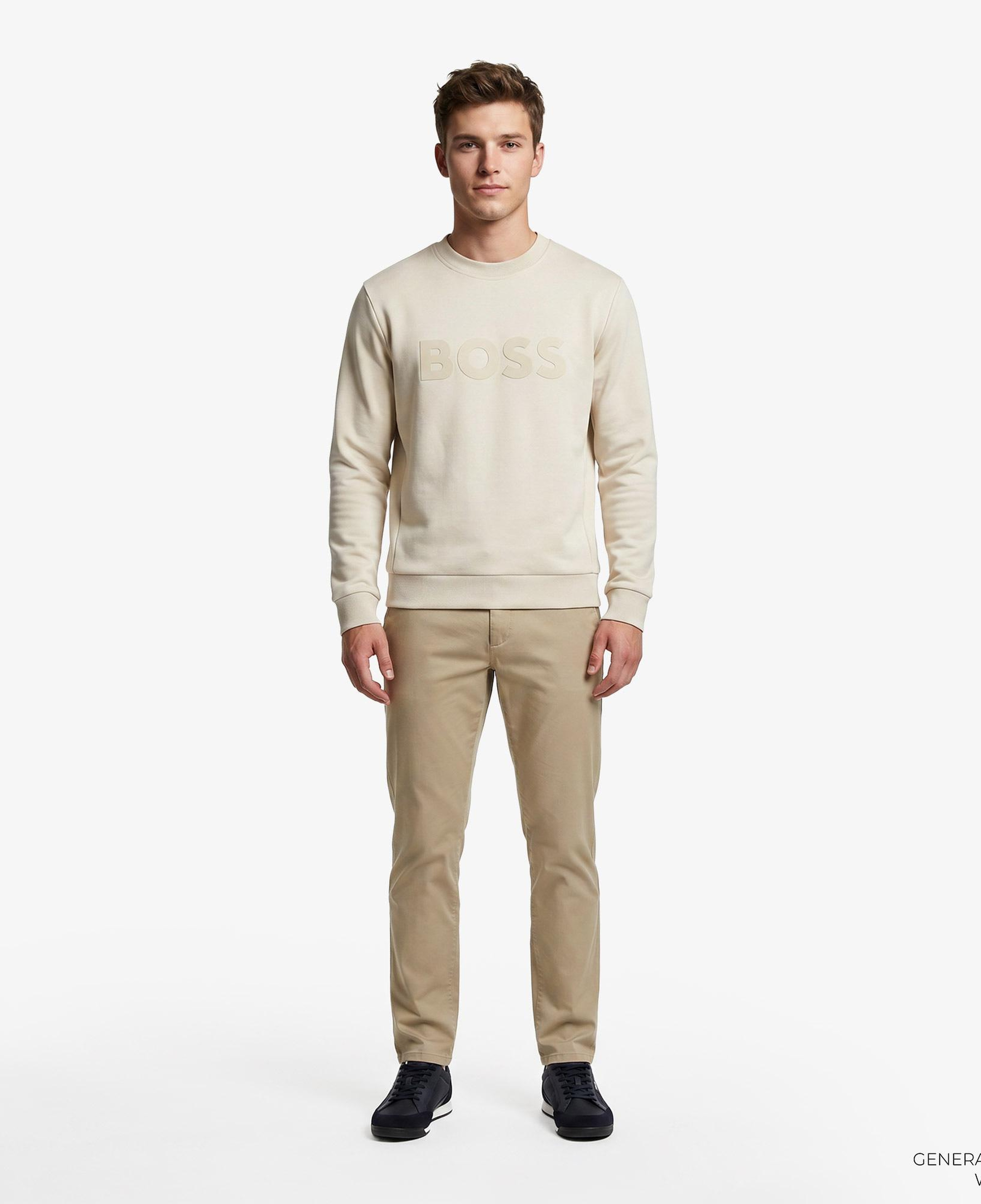 Boss Salbo Erkek Bej Sweatshirt