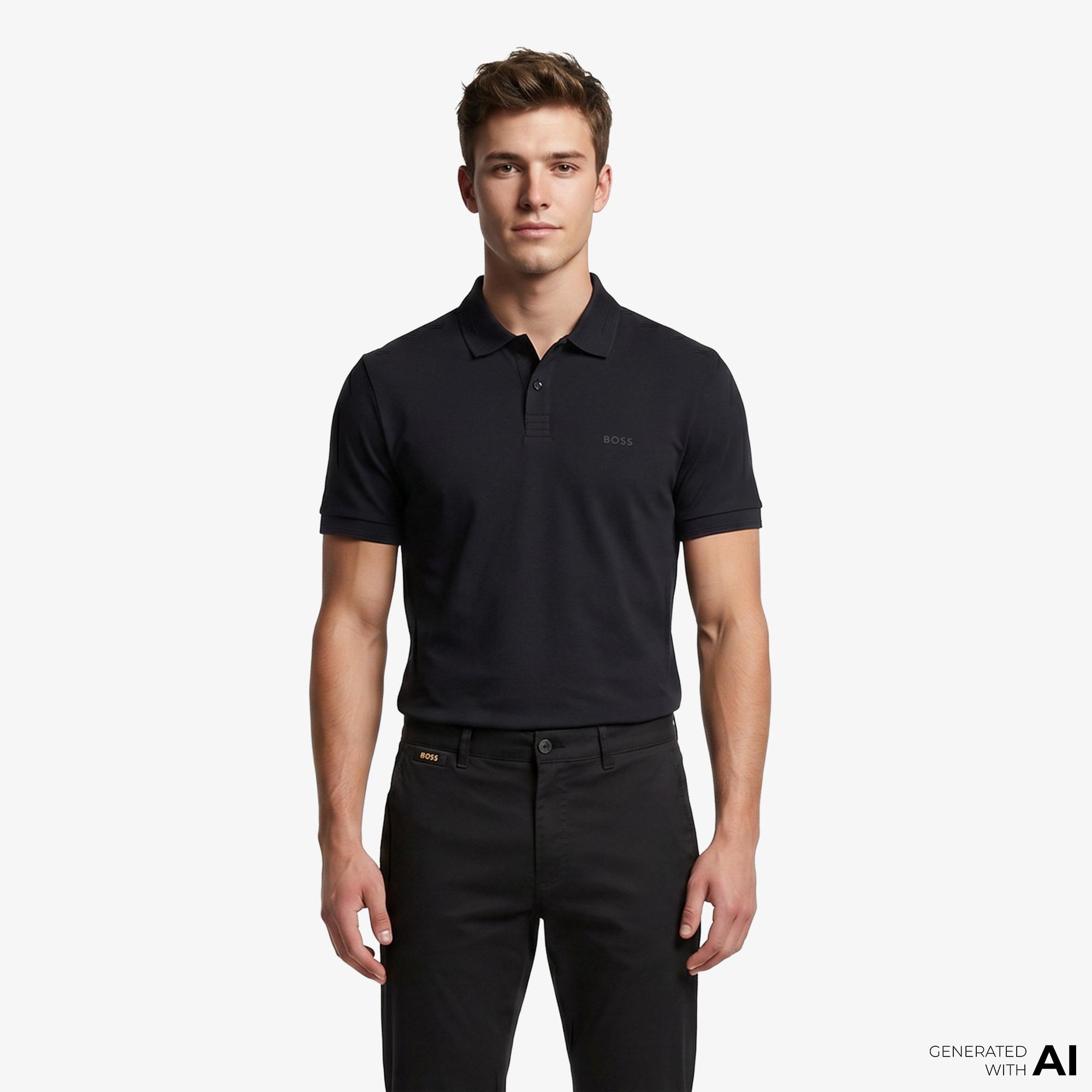 Boss Paul Erkek Lacivert Polo