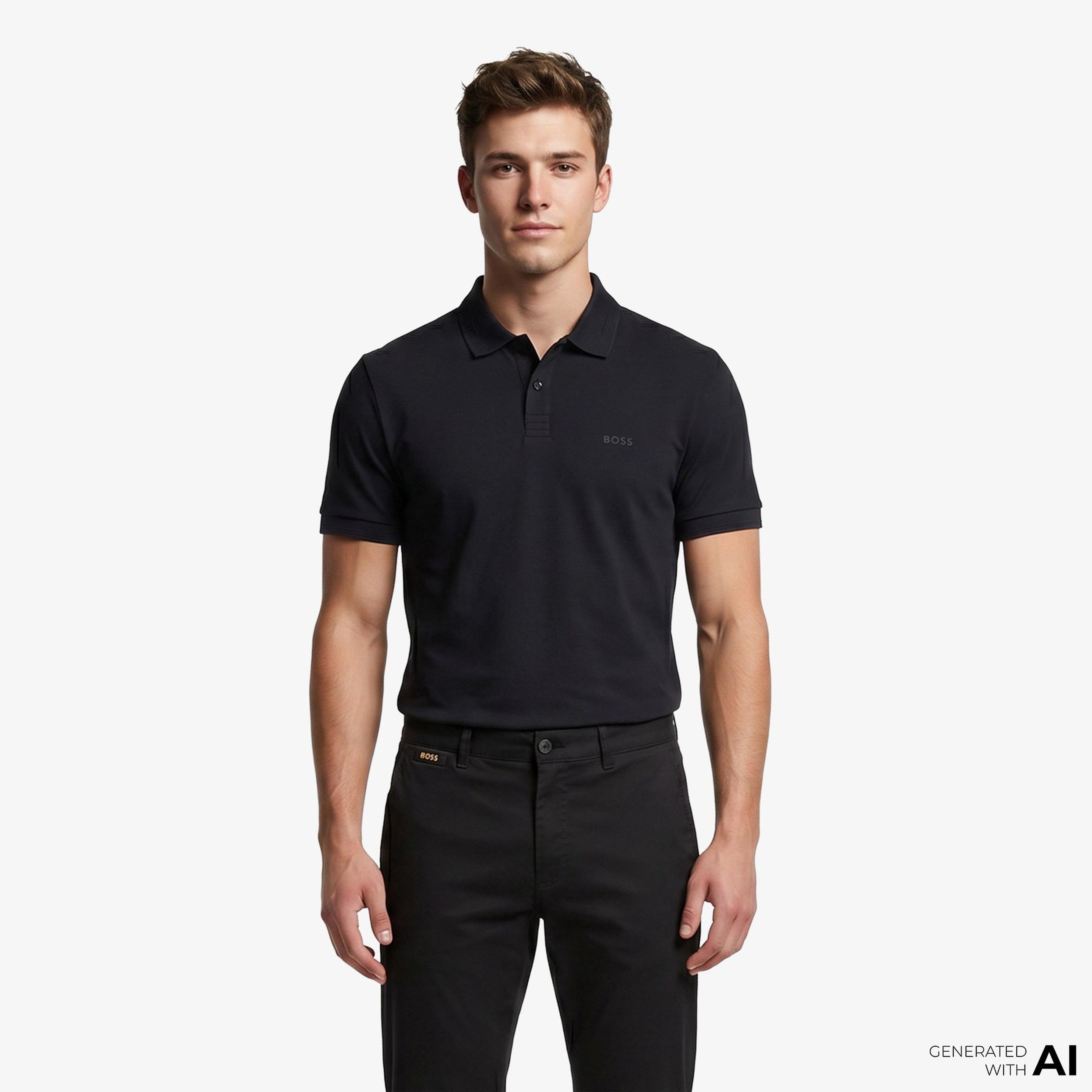 Boss Paul Erkek Lacivert Polo