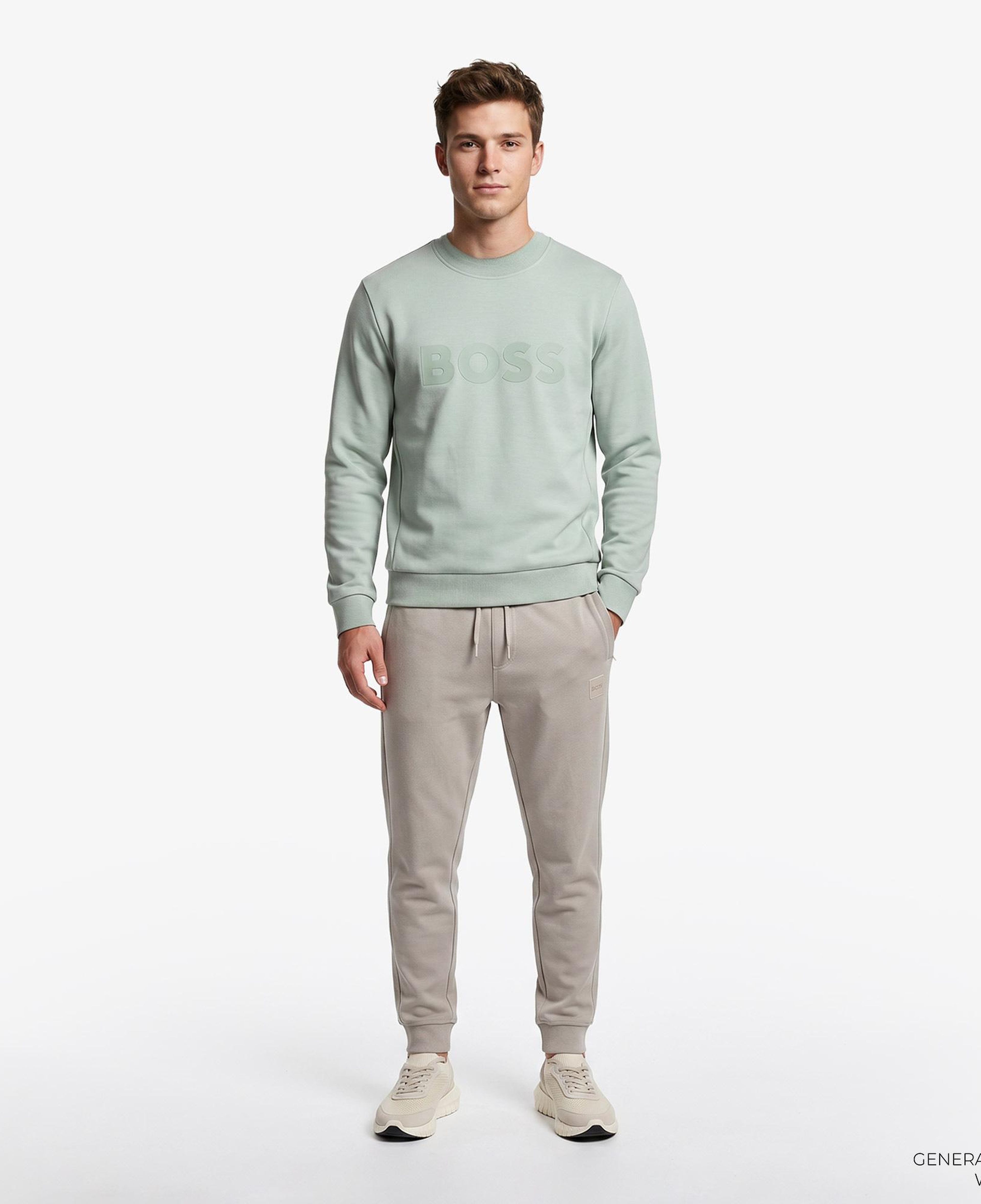 Boss Salbo Erkek Yeşil Sweatshirt
