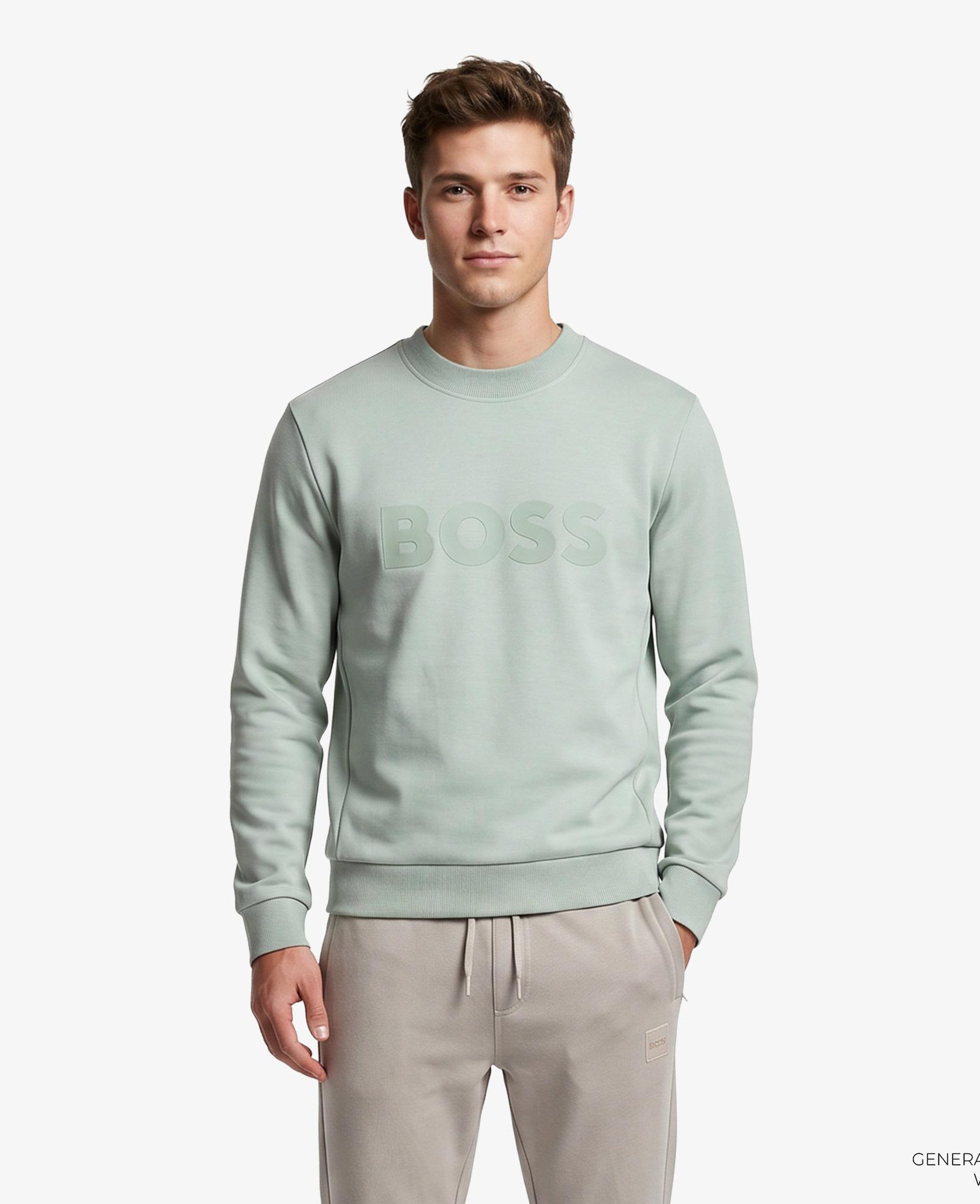 Boss Salbo Erkek Yeşil Sweatshirt