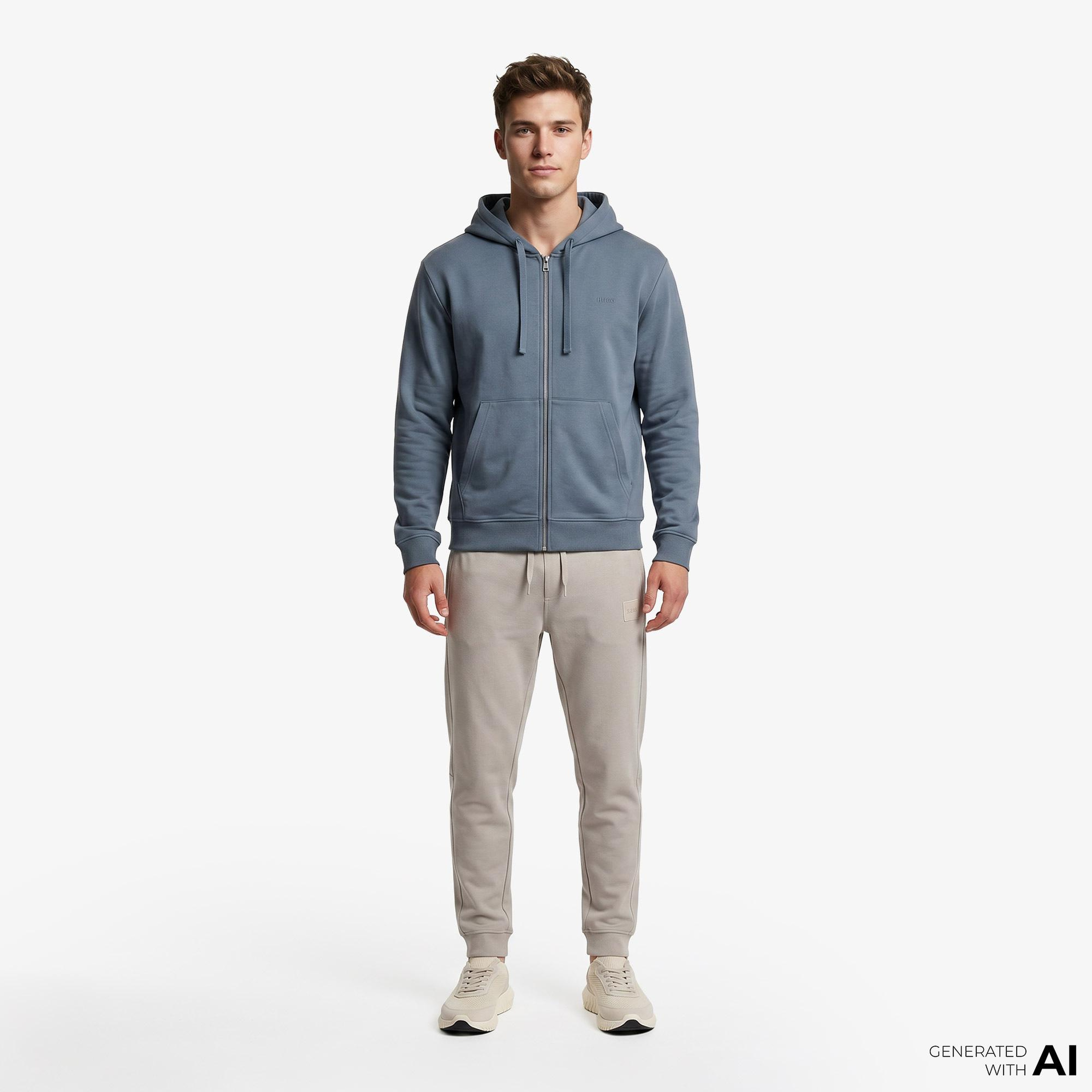 Boss Sestart Erkek Gri Sweatshirt
