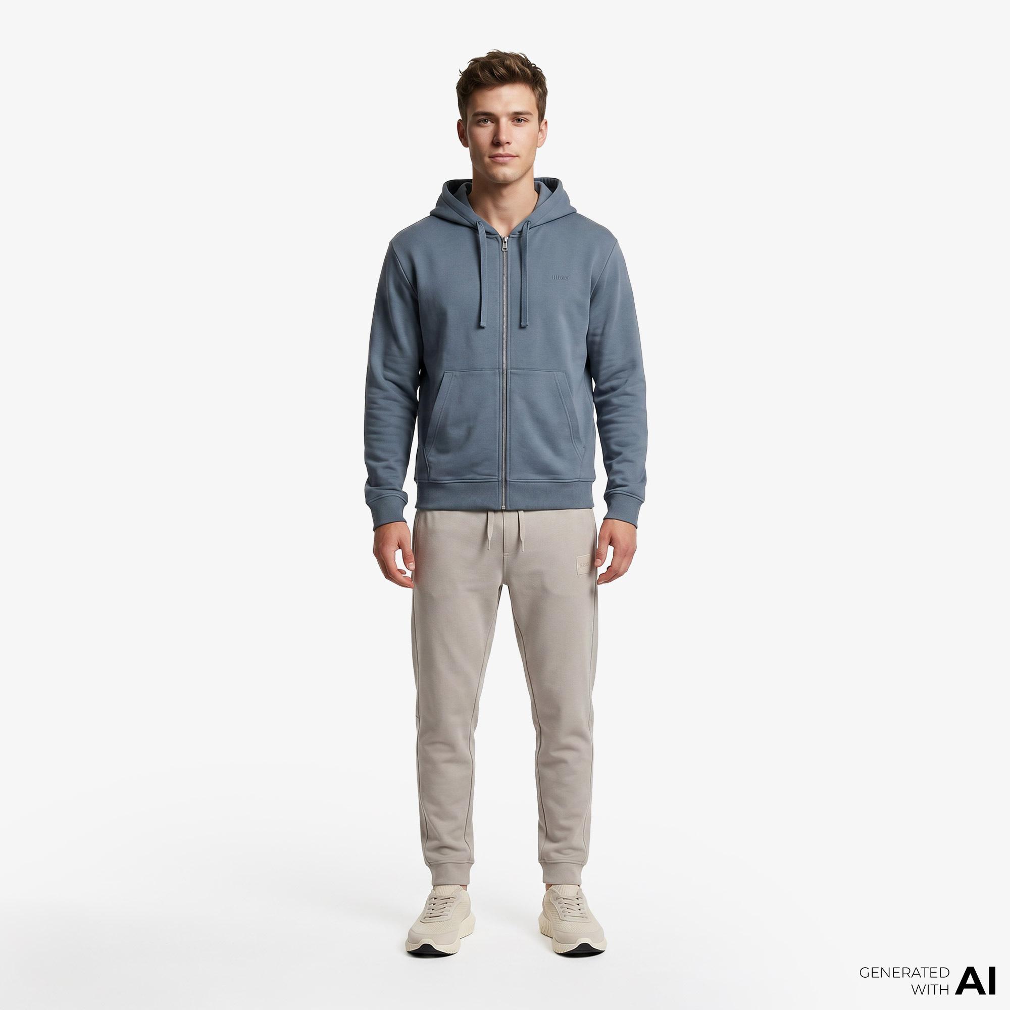 Boss Sestart Erkek Gri Sweatshirt