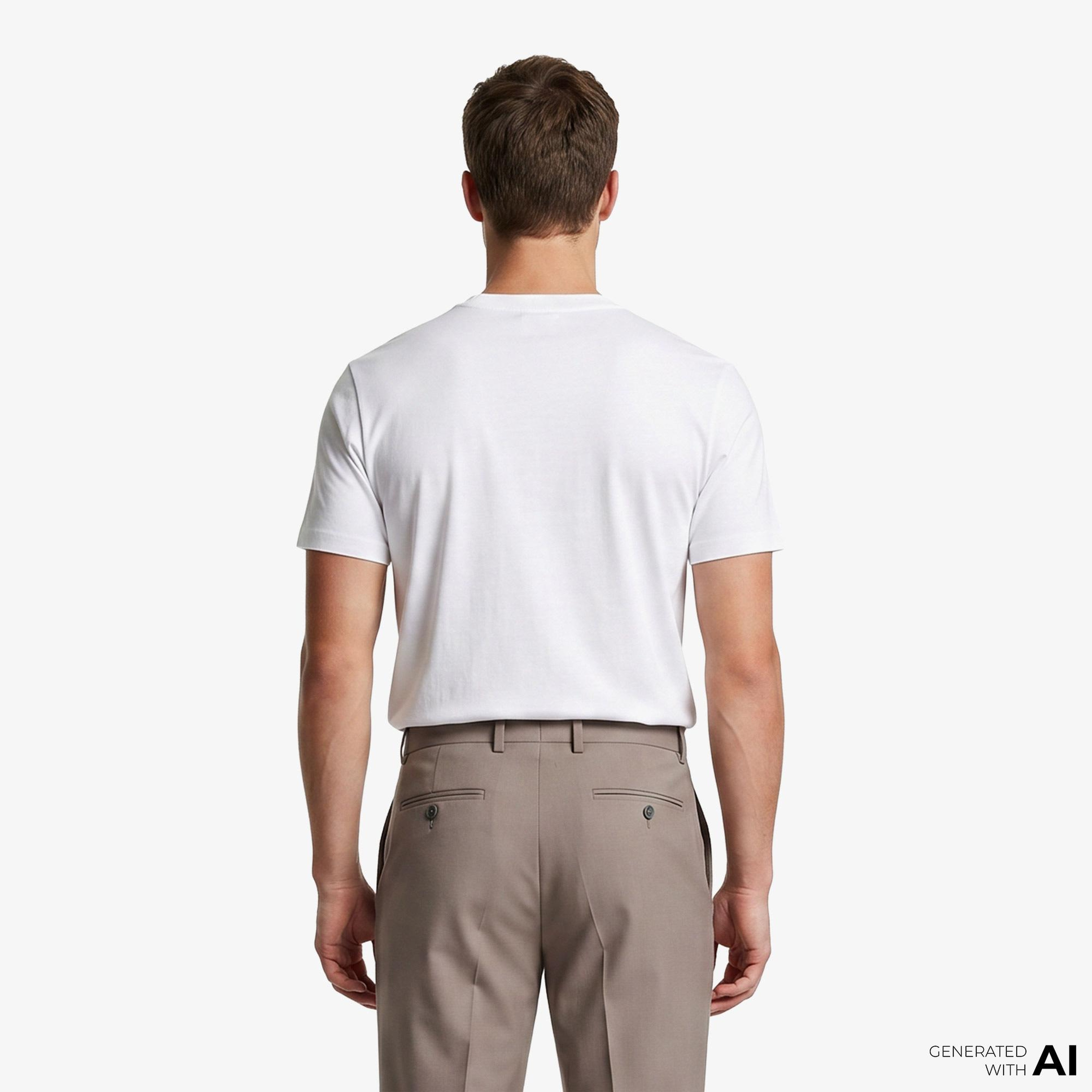 Hugo Doreston Erkek Beyaz T-Shirt