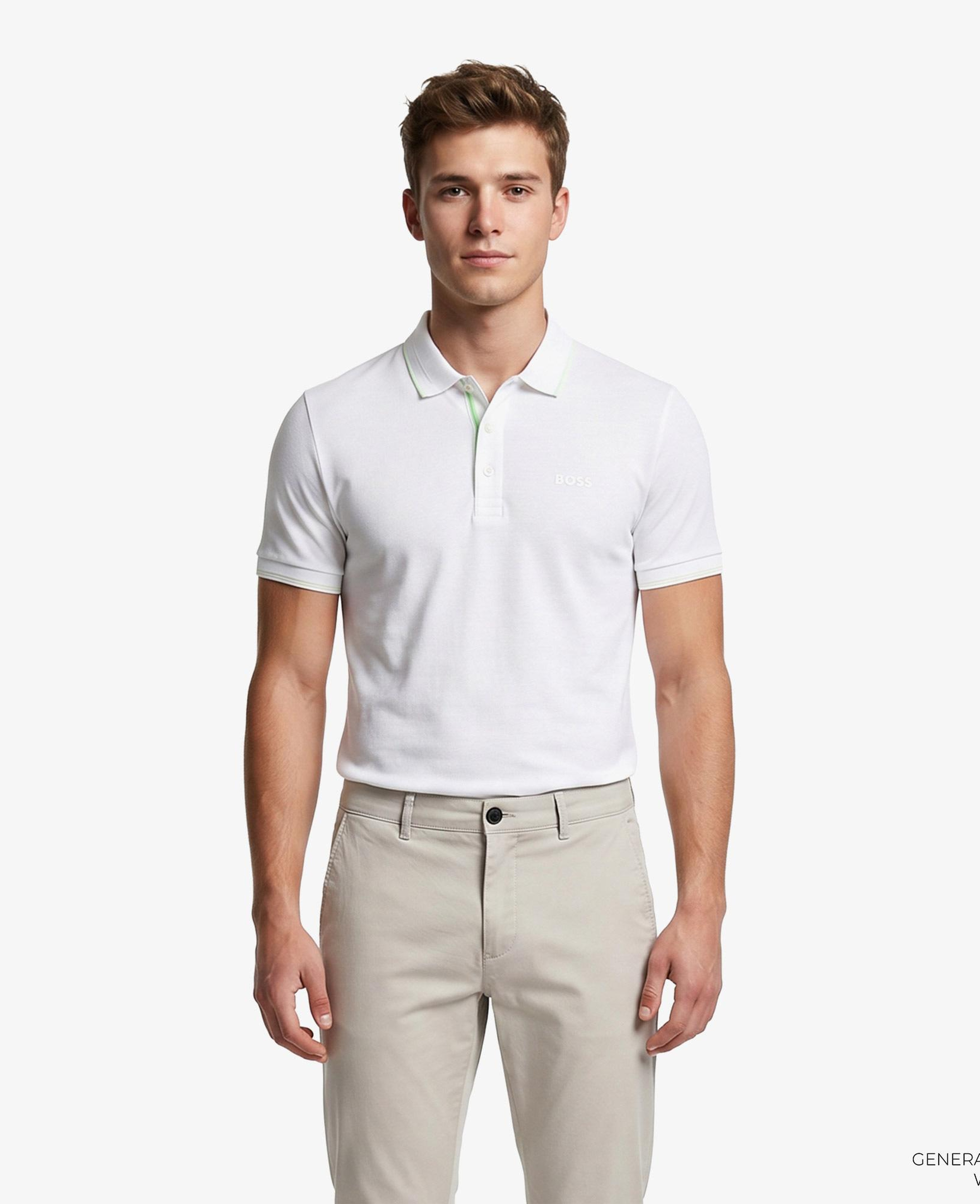 Boss Pio Erkek Beyaz Polo