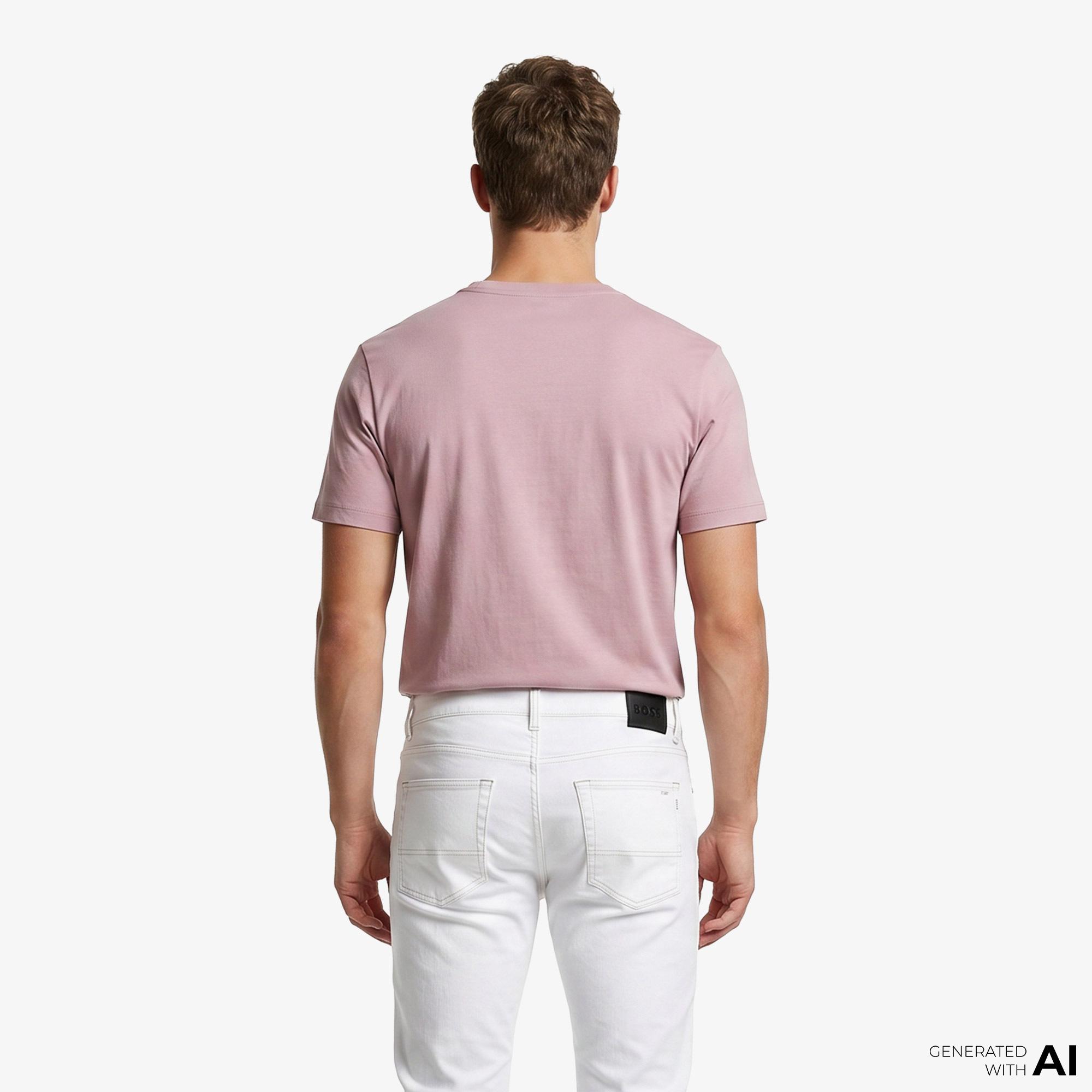 Boss Tales Erkek Mor T-Shirt