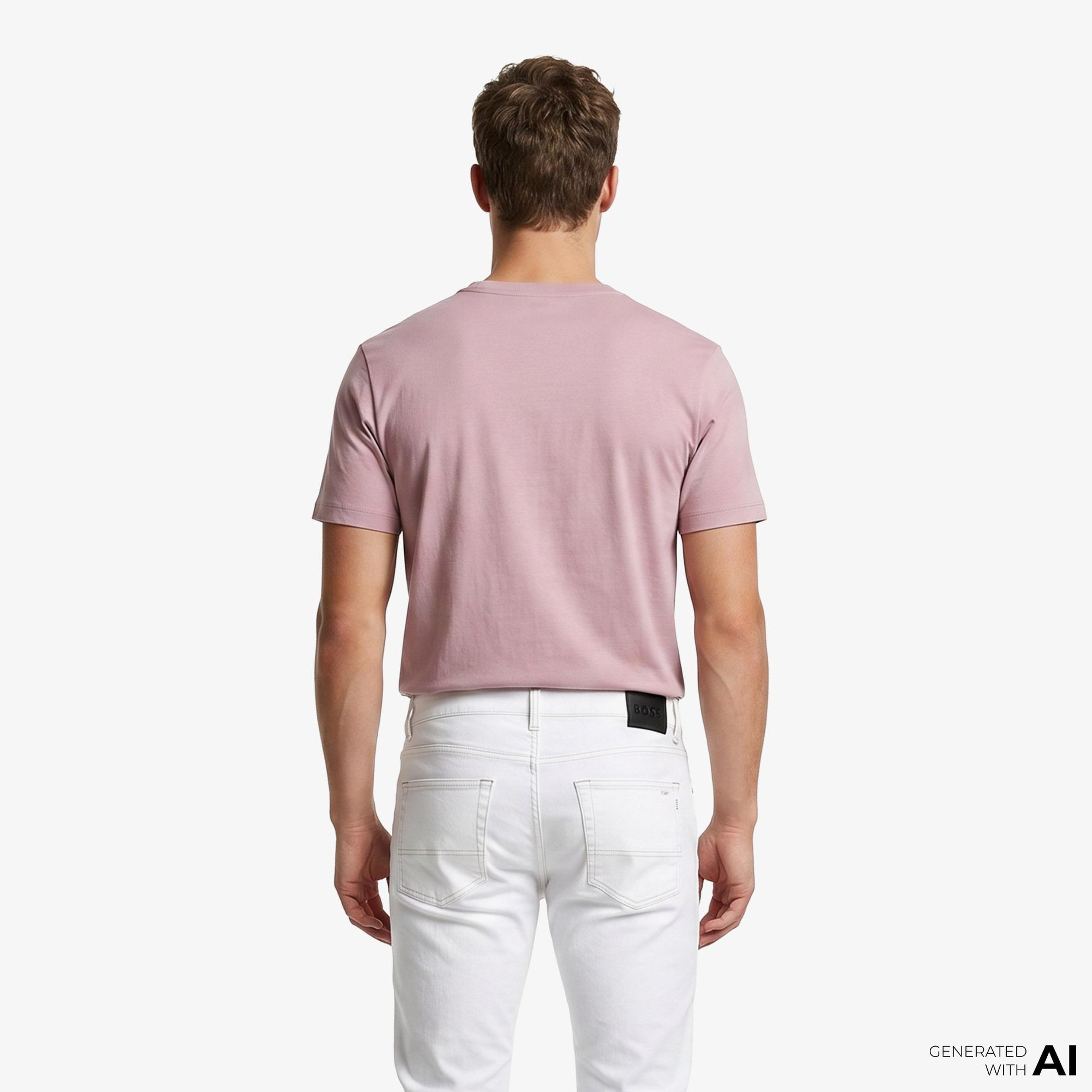 Boss Tales Erkek Mor T-Shirt